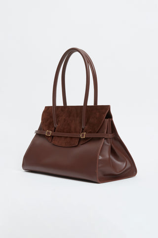River Suede Shoulder Bag