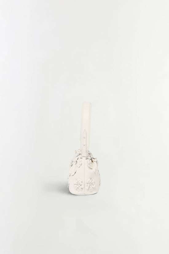 Harlow Leather Flower Shoulder Bag