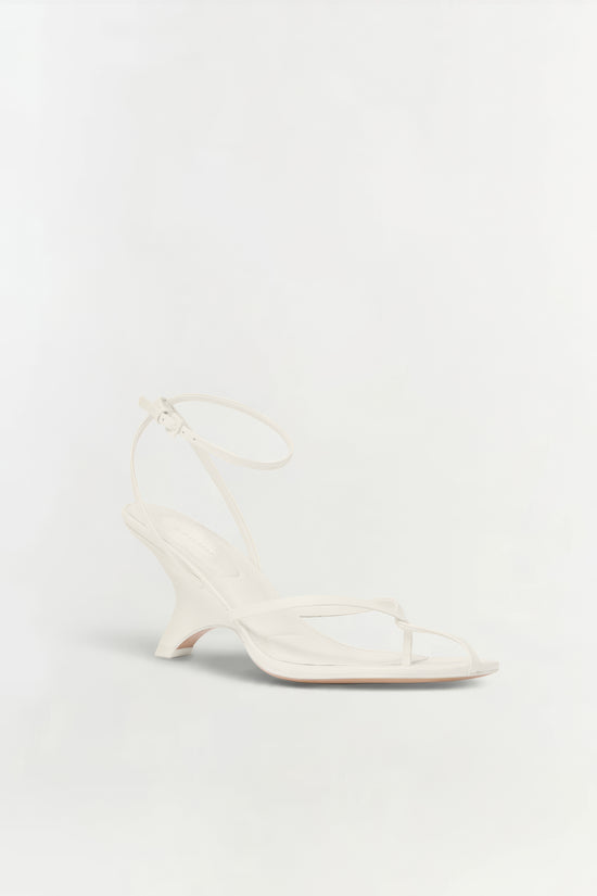 Kelsey Leather Strappy Wedge