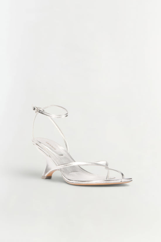 Kelsey Leather Strappy Wedge