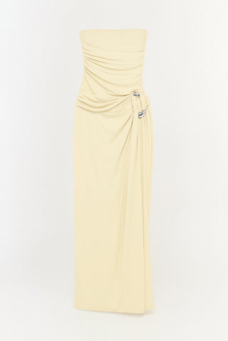 Emma Draped Jersey Bustier Gown