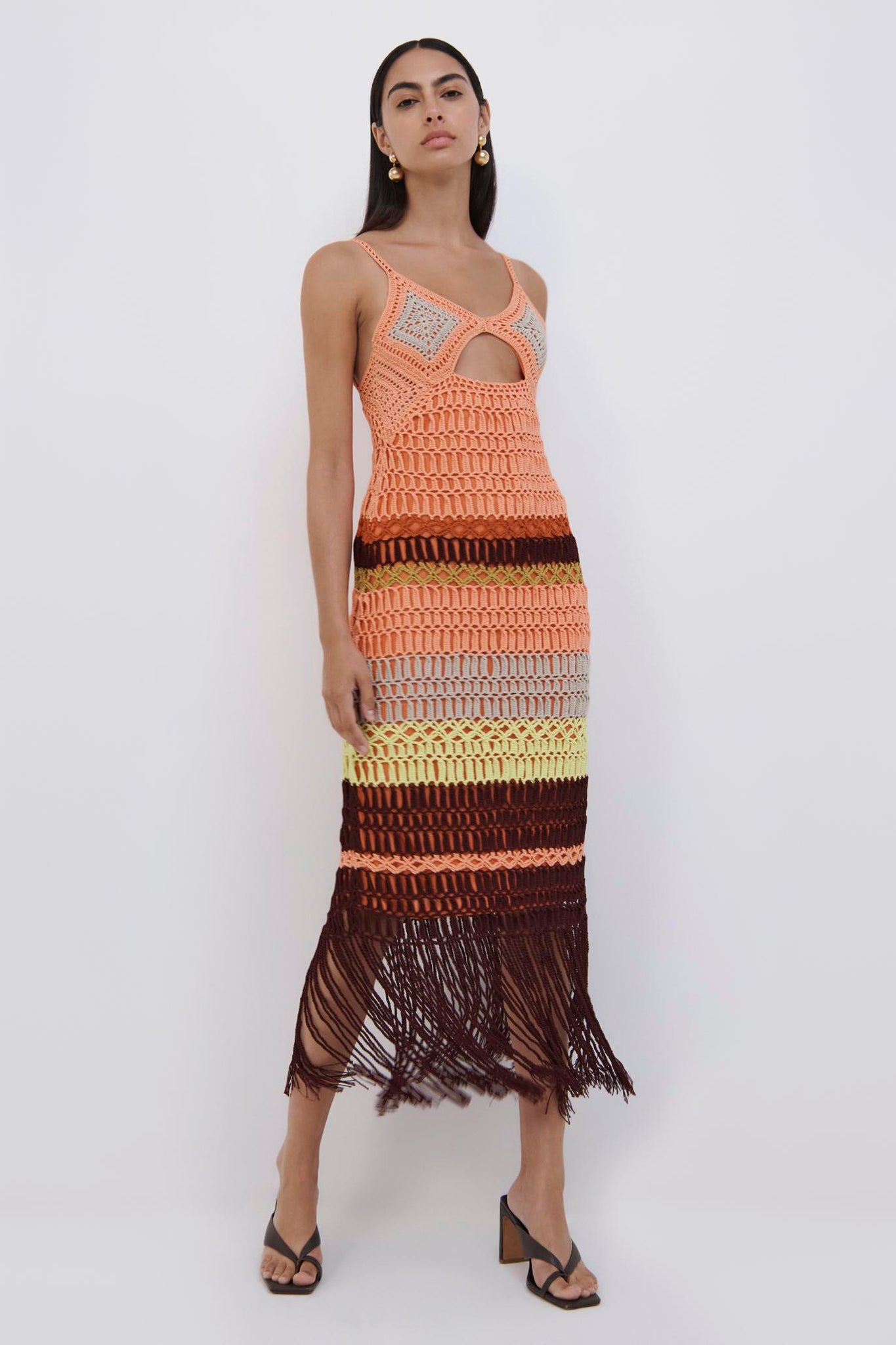 Marie Crochet Maxi Dress - SIMKHAI 