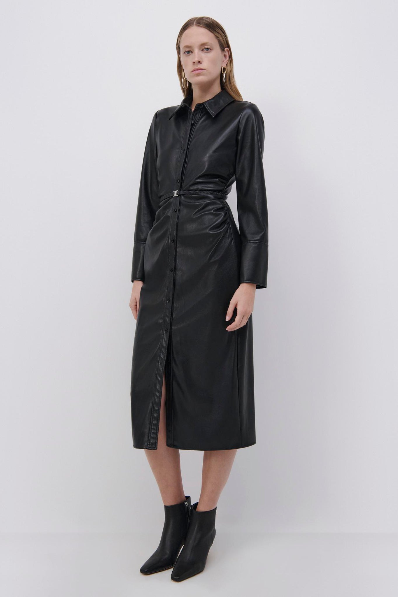 Hearst Eco-Stretch Vegan Midi Dress
