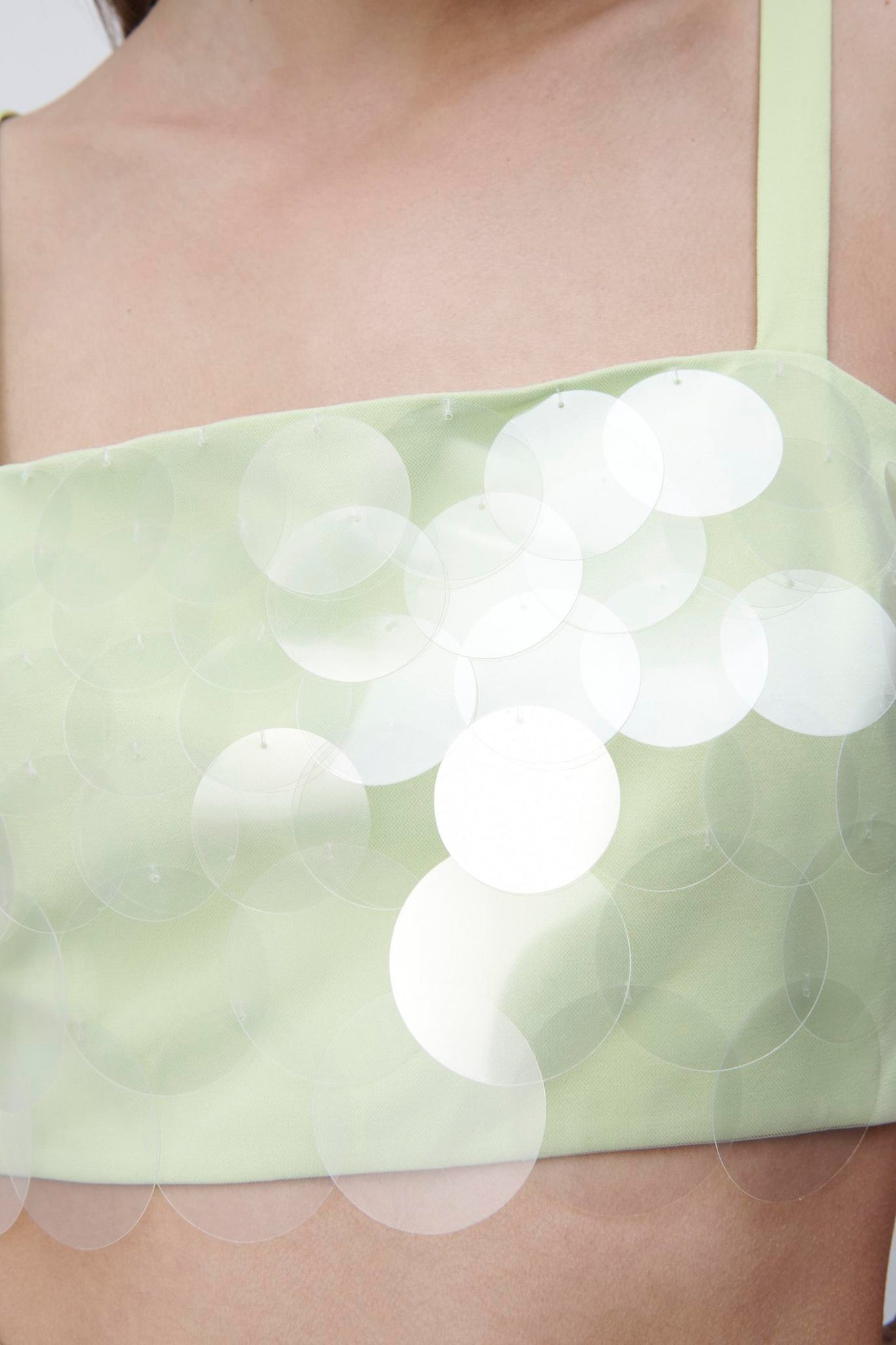 Bexley Transparent Sequin Top - SIMKHAI 