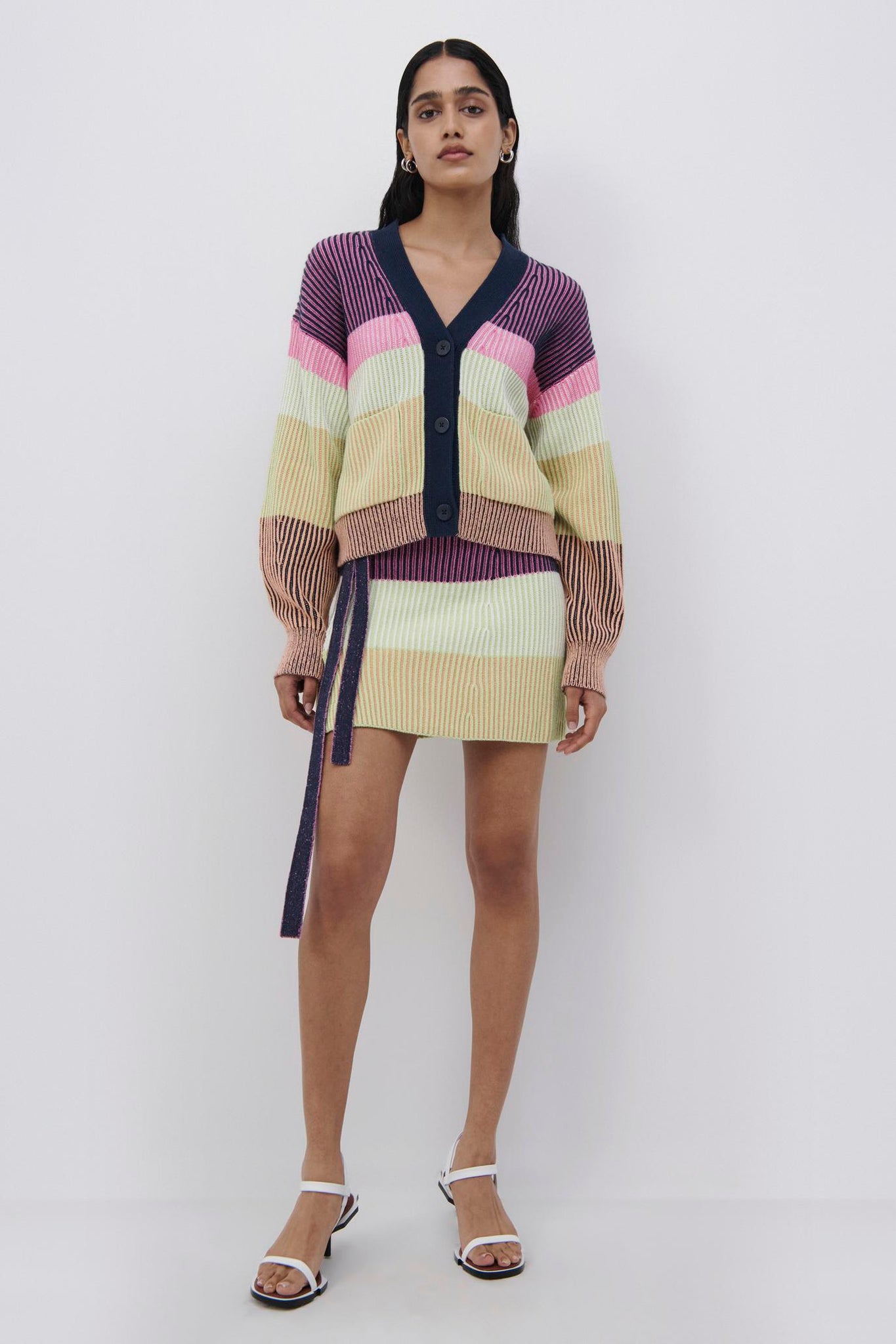Ivana Cotton Cashmere Mini Skirt