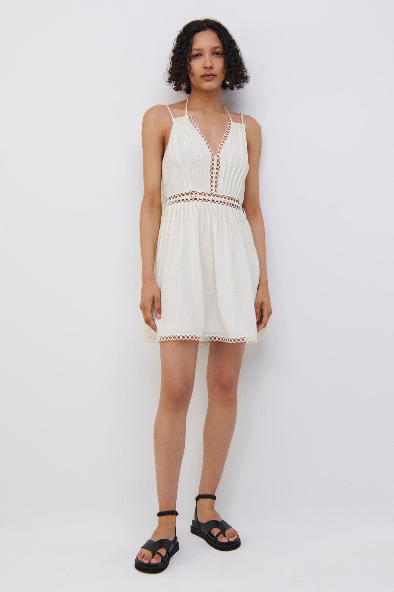 Trista Summer Lace Mini Dress - SIMKHAI 