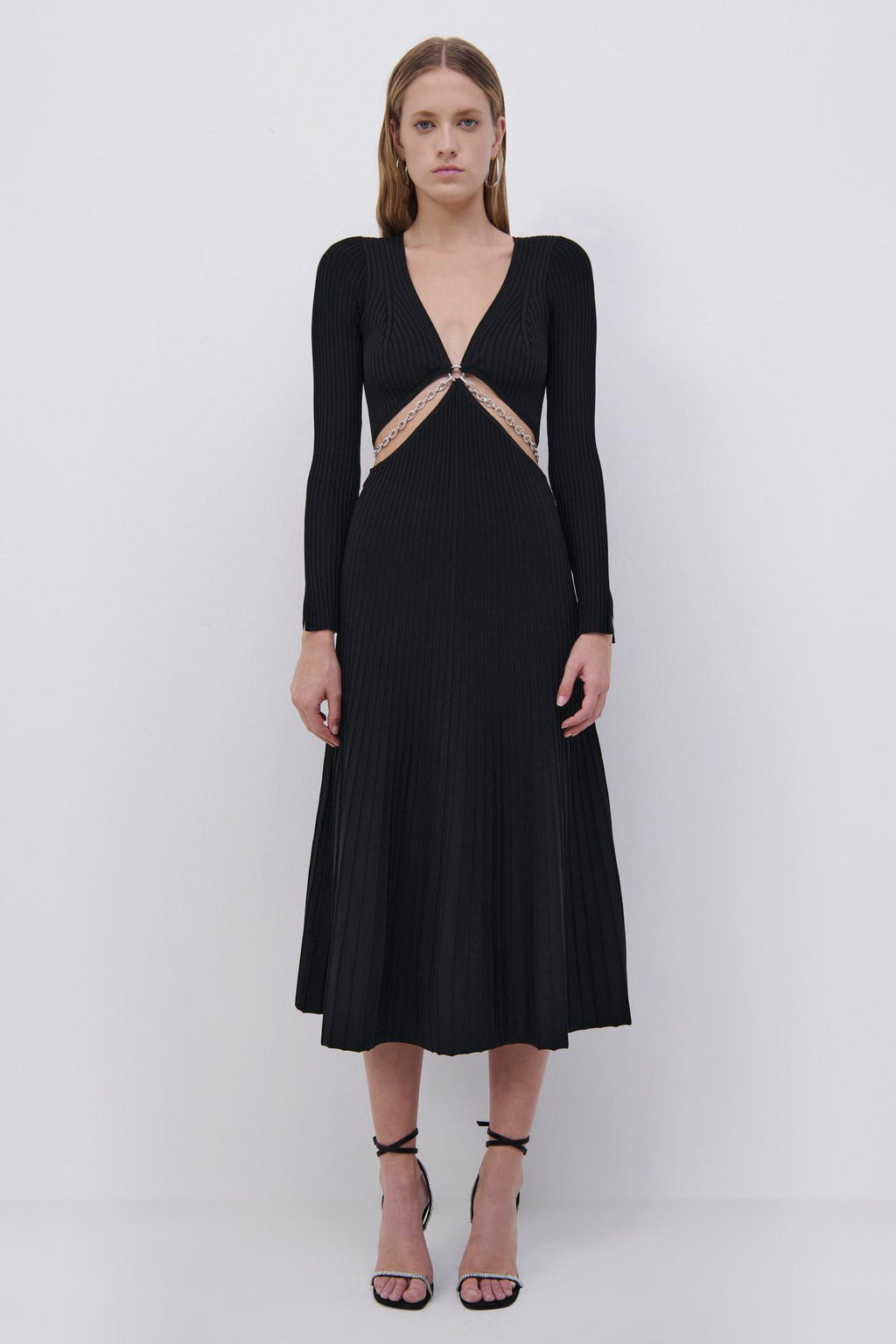 Kathryn Compact Rib Midi Dress