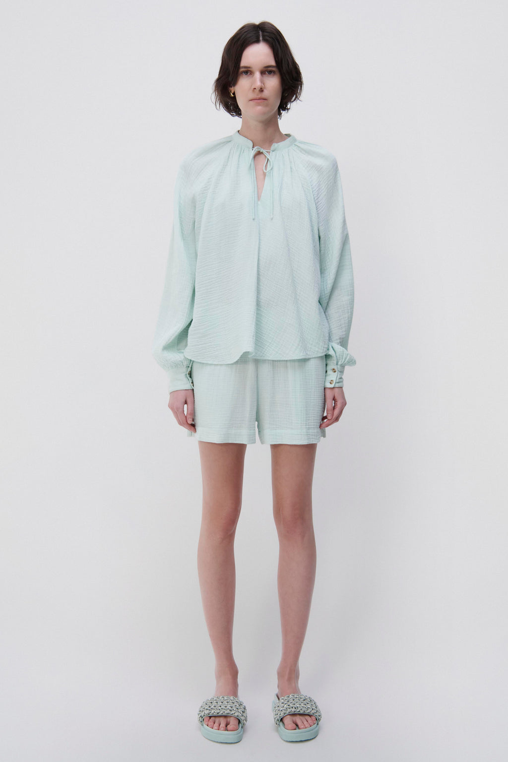 Anneka Organic Cotton Coverup Top