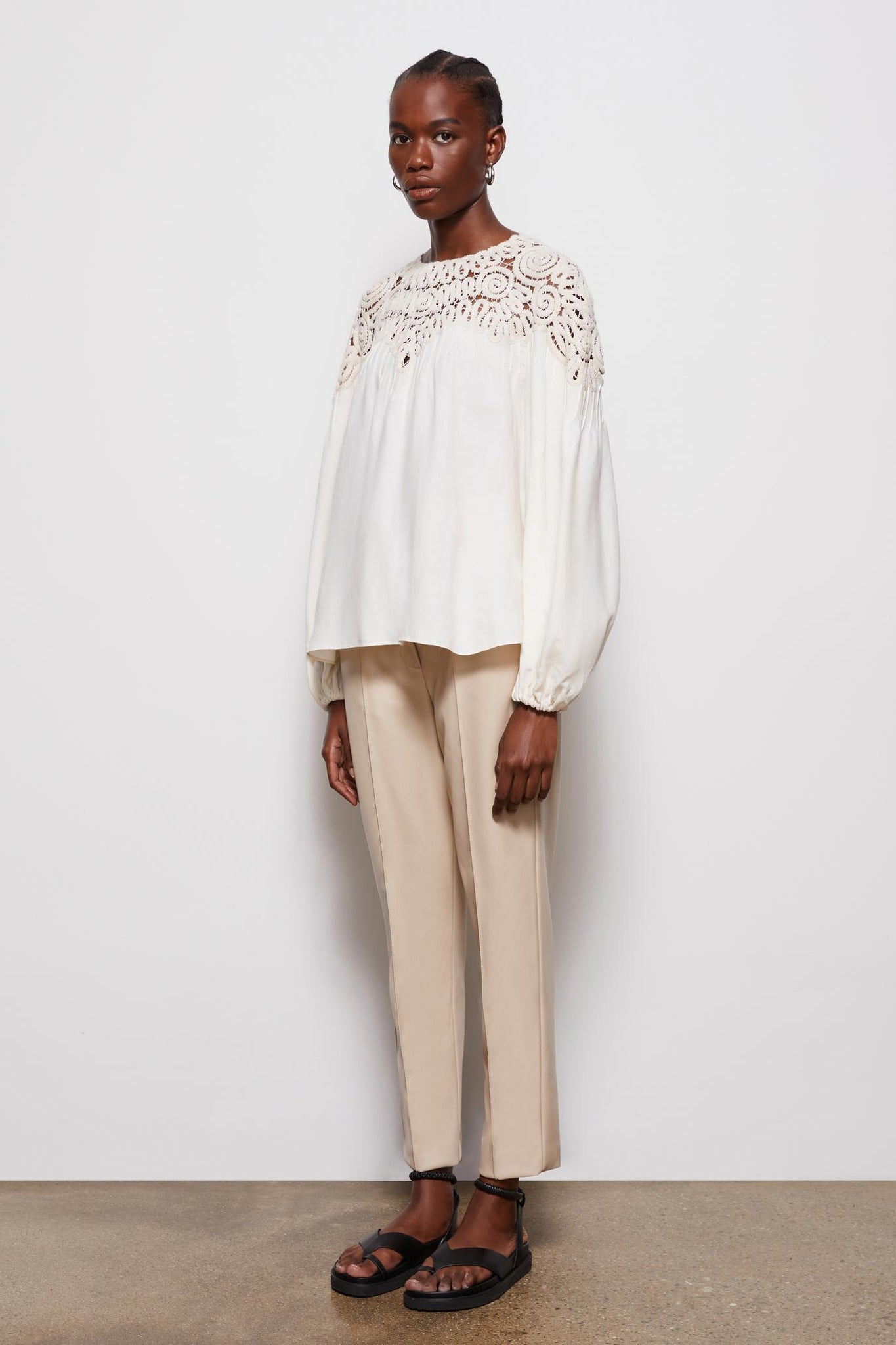 Maribel Embroidery Top