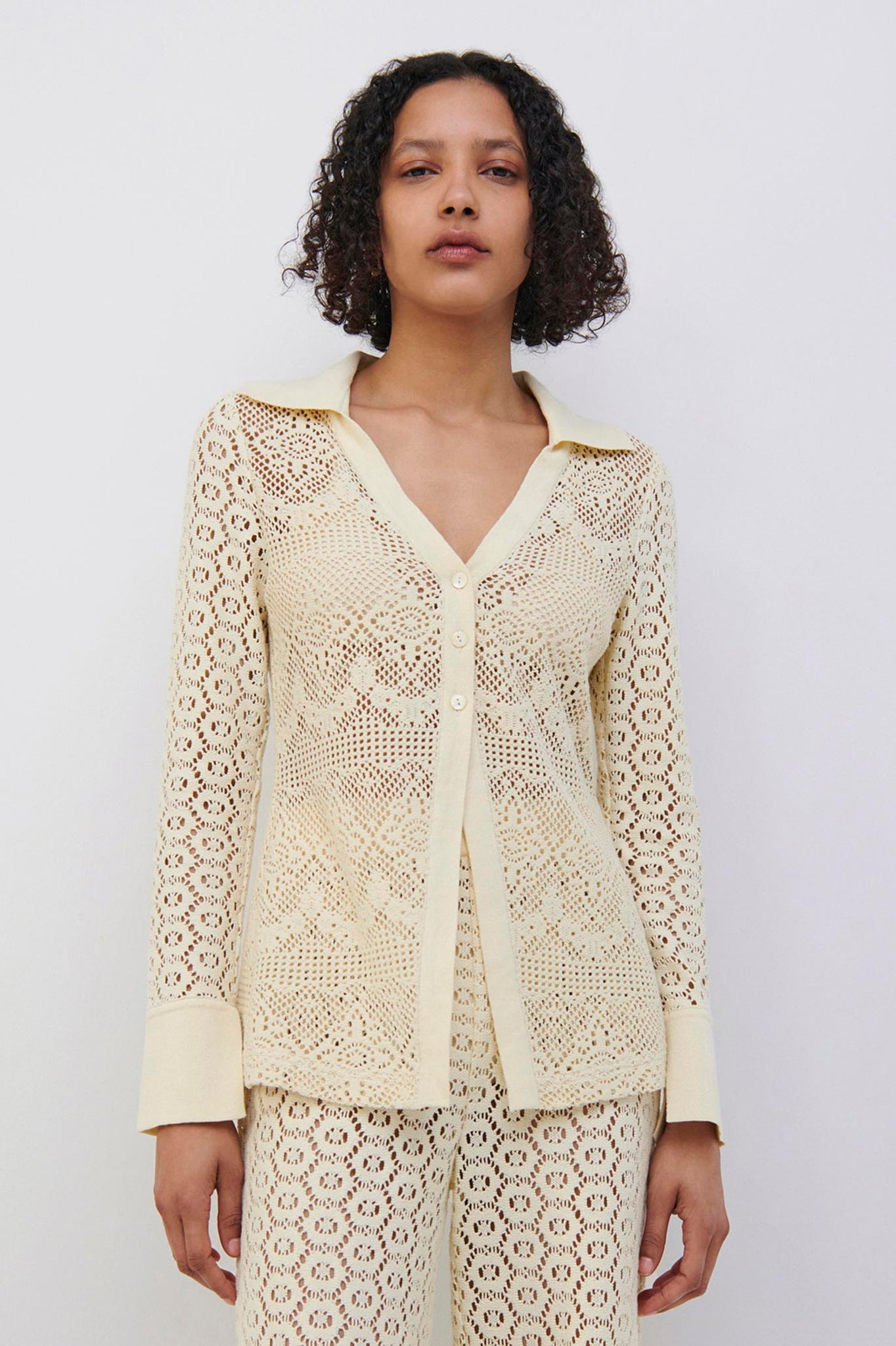 Paxton Crochet Coverup Cardigan - SIMKHAI 