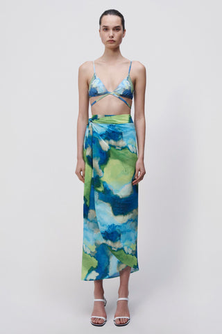 Makai Print Coverup Skirt - SIMKHAI 