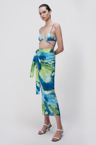 Makai Print Coverup Skirt - SIMKHAI 