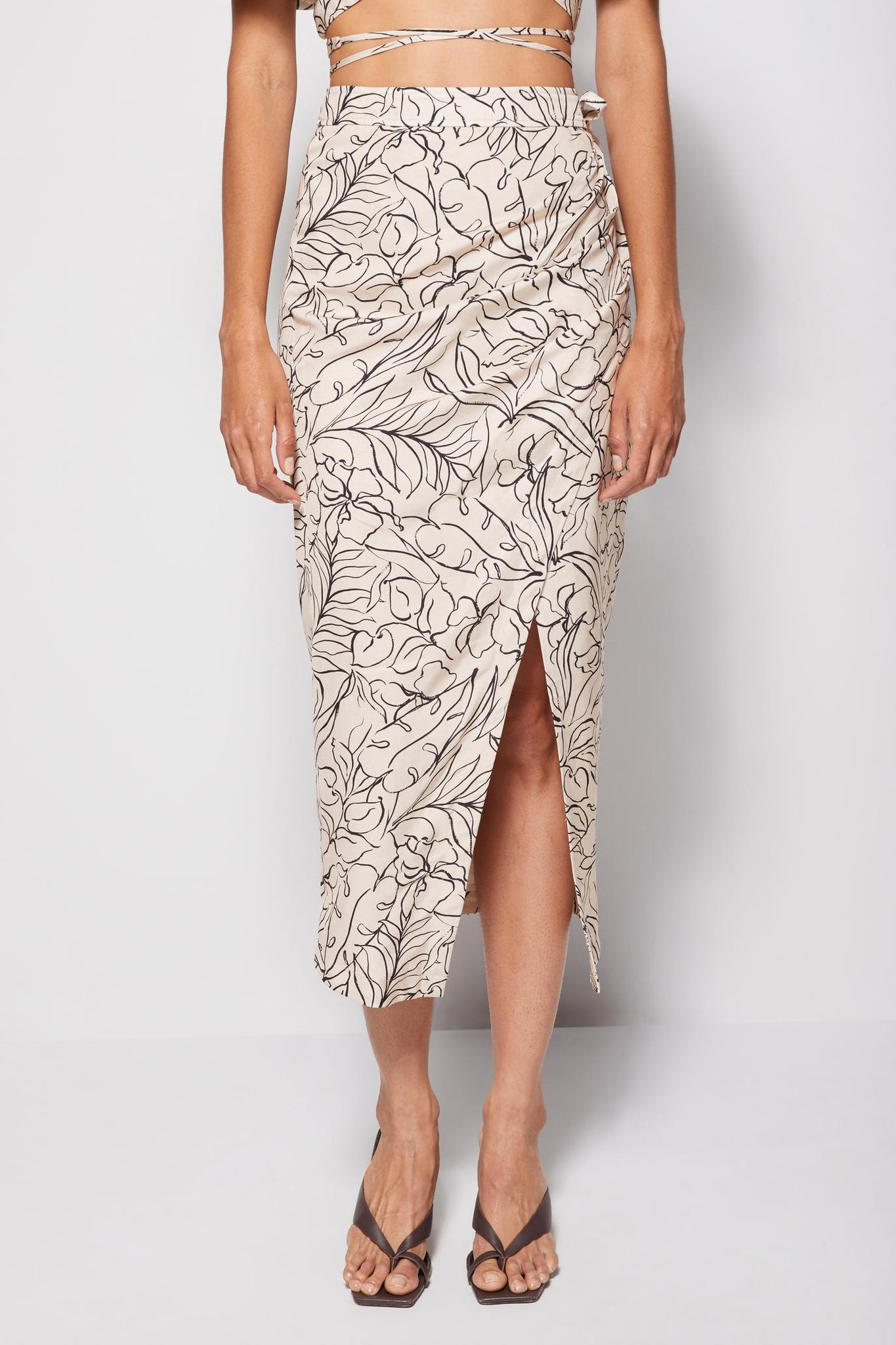 Valencia Linen Skirt - SIMKHAI 