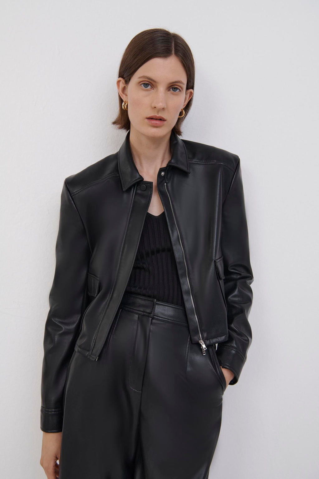 Donna Vegan Leather Jacket