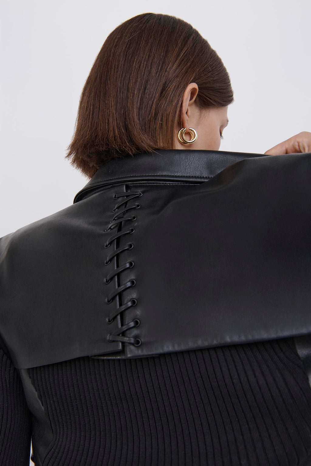 Donna Vegan Leather Jacket