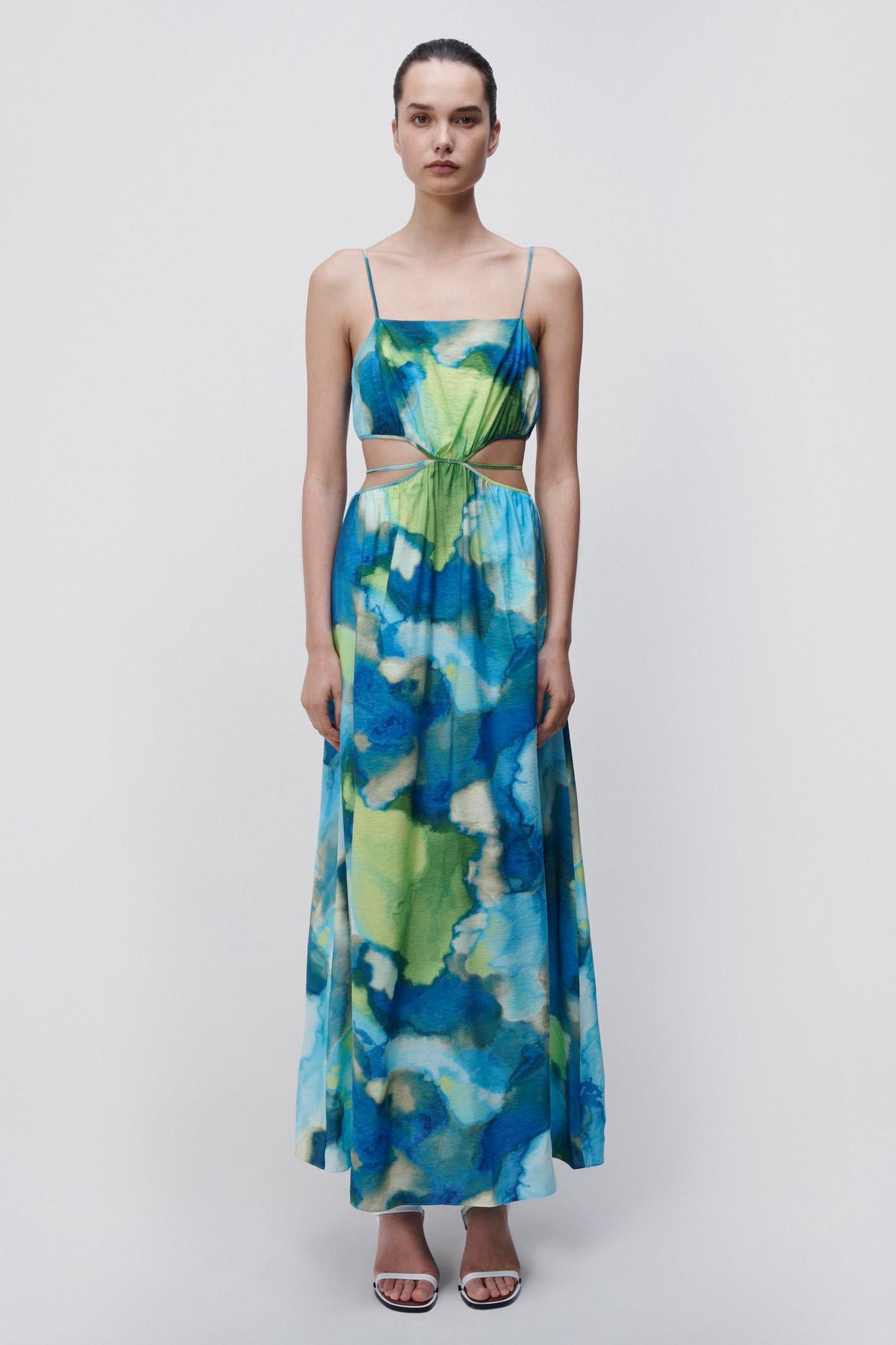 Amora Printed Coverup Maxi Dress