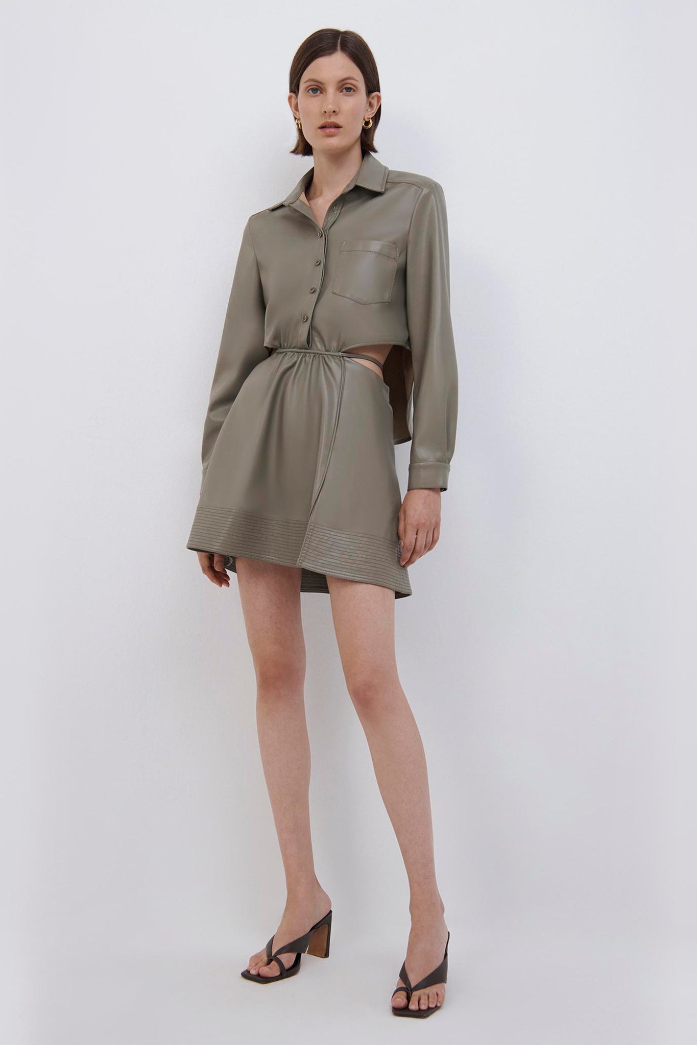 Shaelyn Vegan Leather Mini Dress