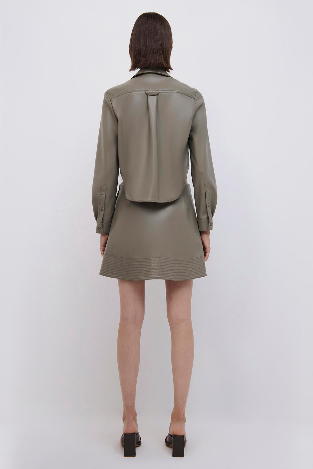 Shaelyn Vegan Leather Mini Dress