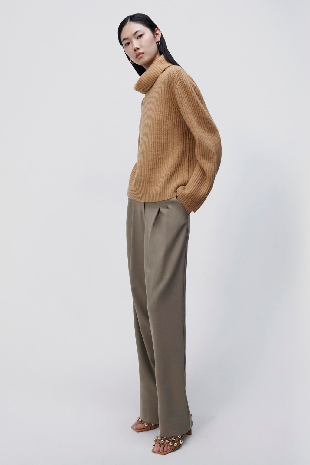 Dustin Recycled Cashmere Turtleneck Pullover