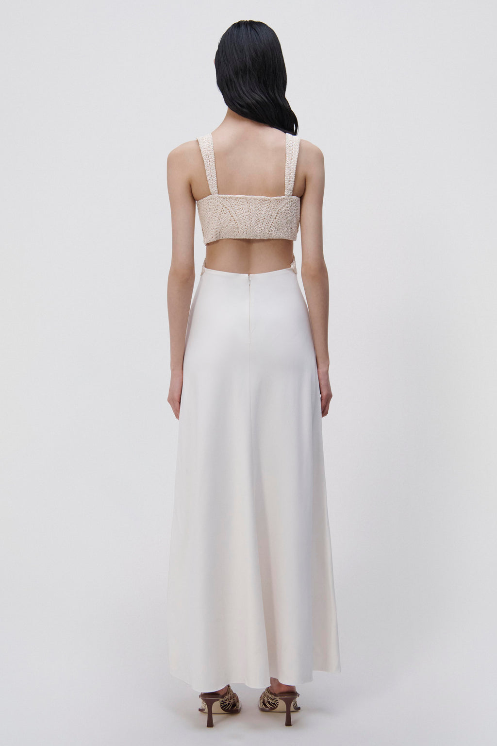 Roberta Fossil Crochet Dress