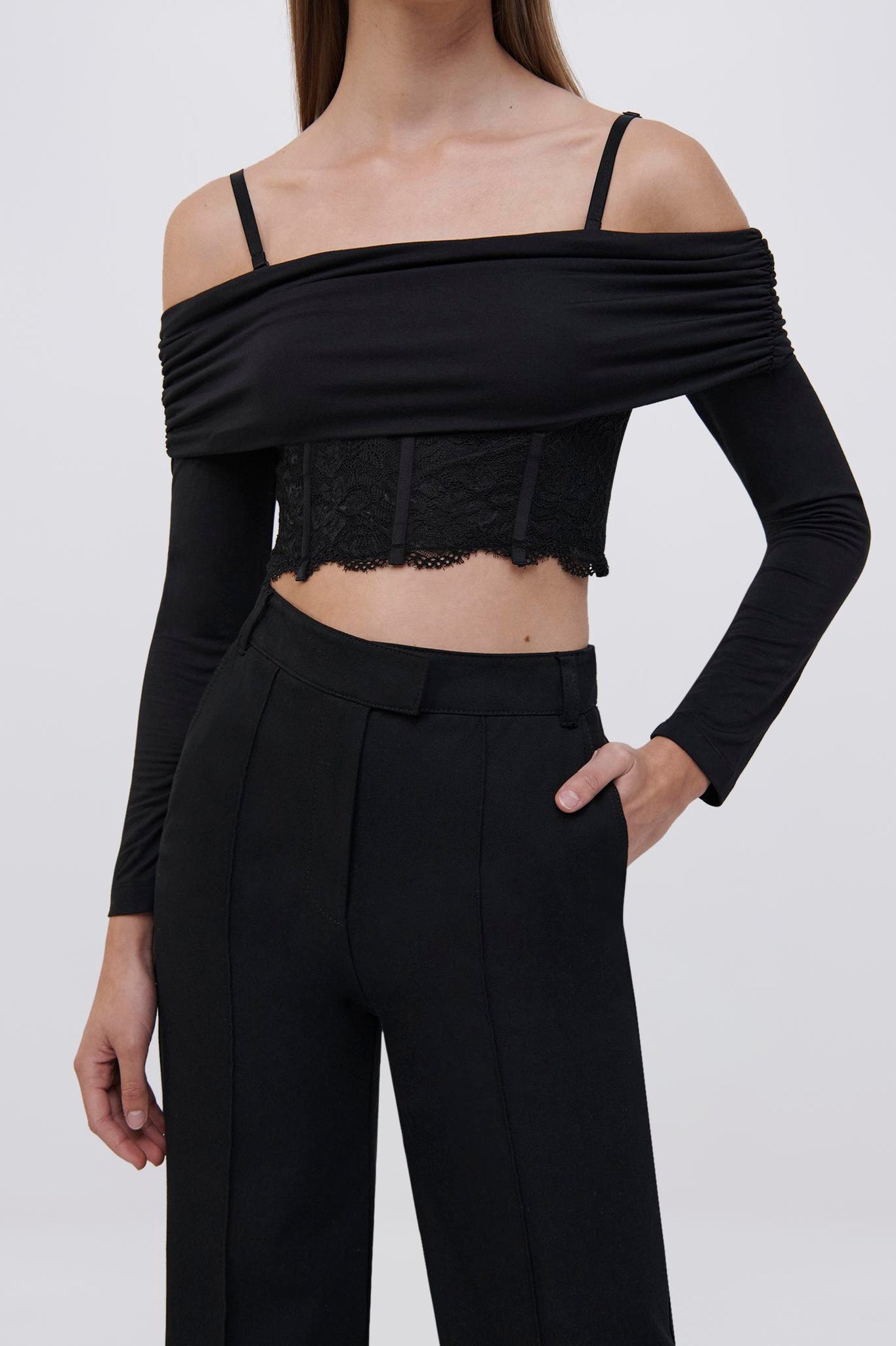 Sheena Lingerie Lace Bustier Top