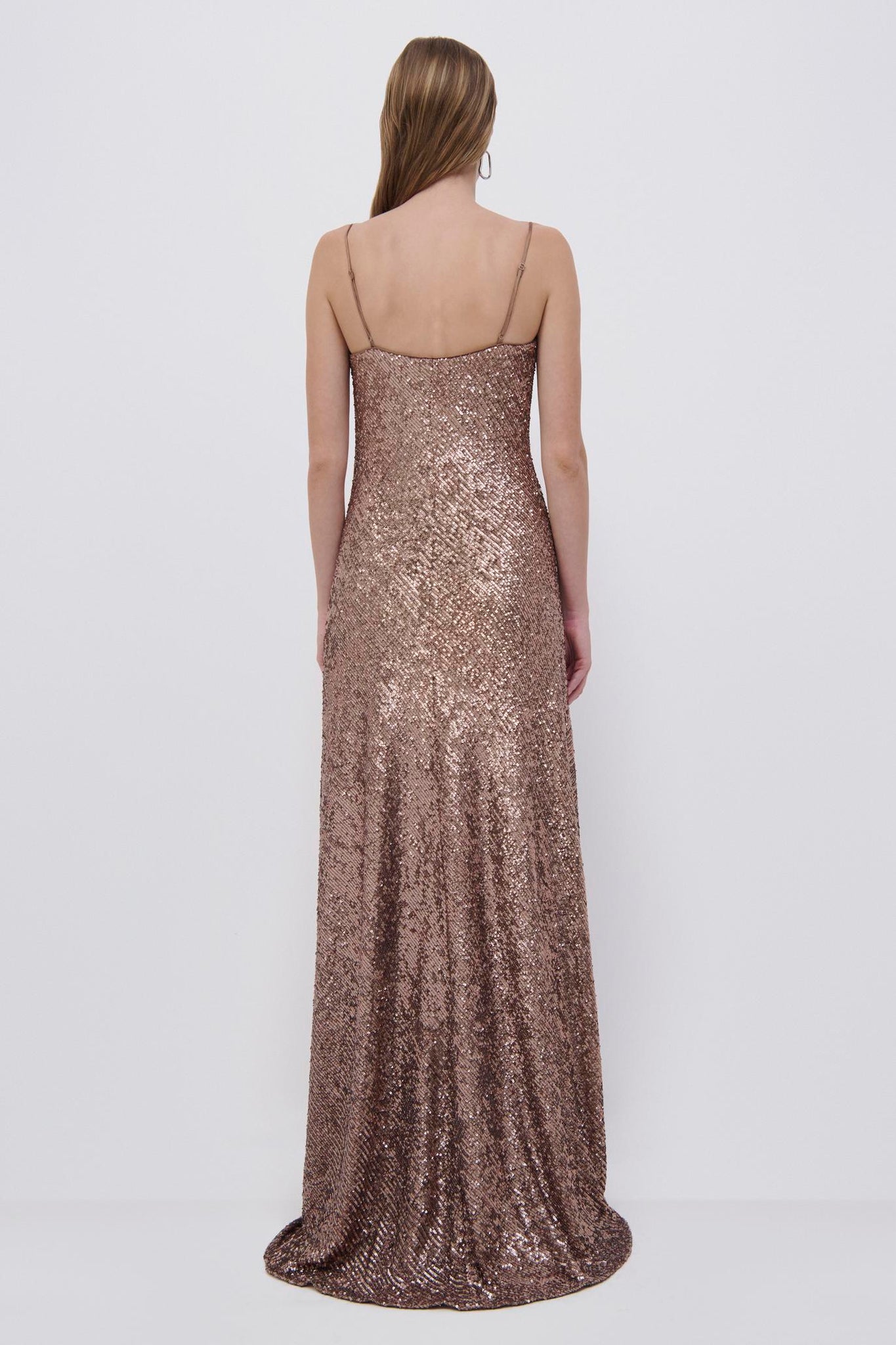 Finley Hammered Sequin Gown - SIMKHAI 