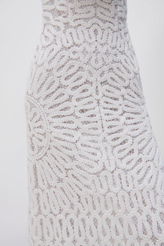 Elise Crochet Midi Dress - SIMKHAI 
