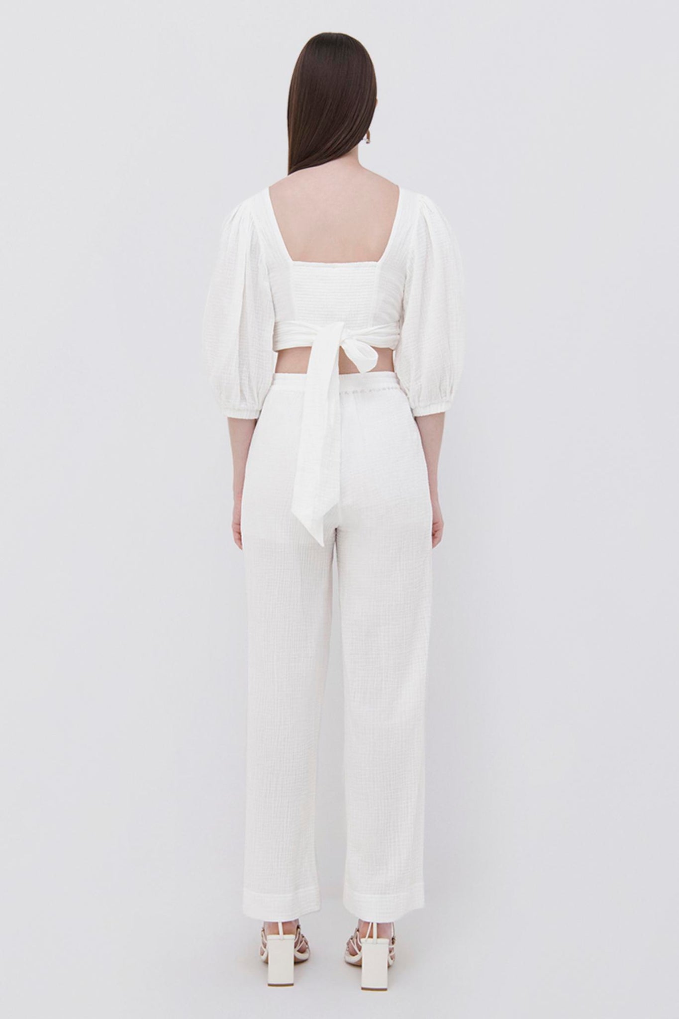 Mila Gauze Coverup Top