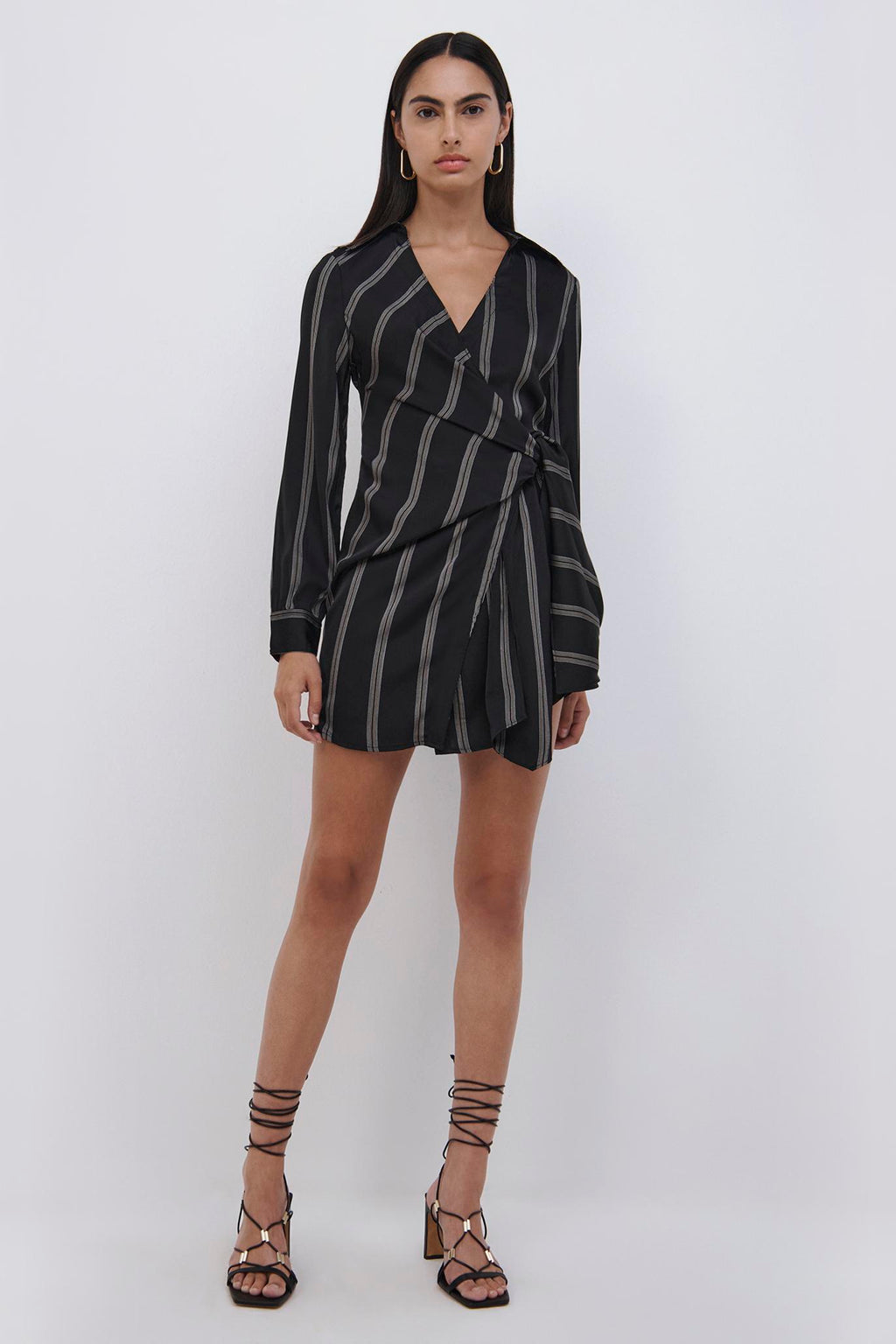 Bondi Pajama Stripe Mini Dress