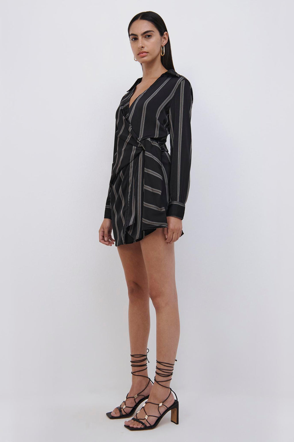 Bondi Pajama Stripe Mini Dress
