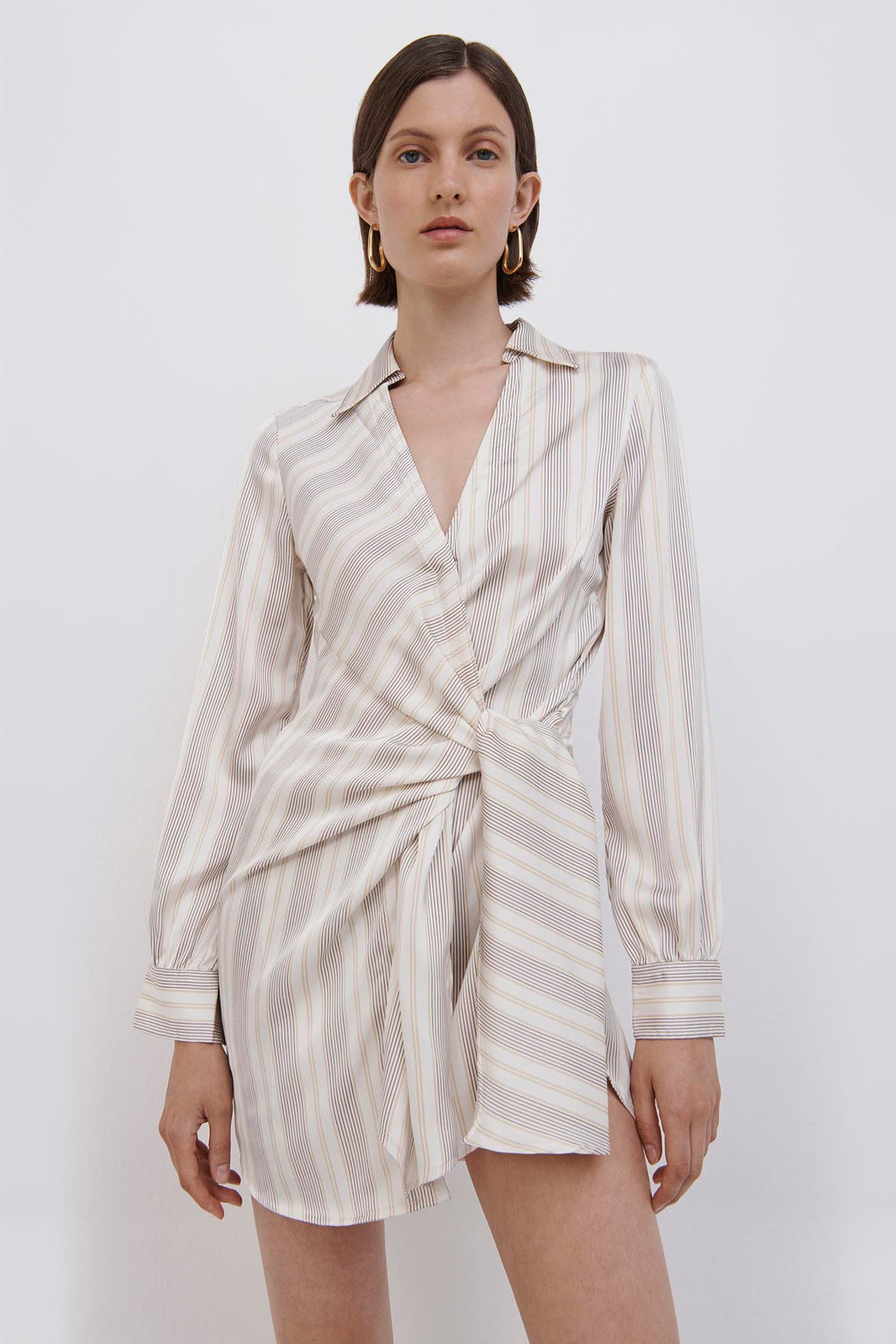 Bondi Pajama Stripe Mini Dress