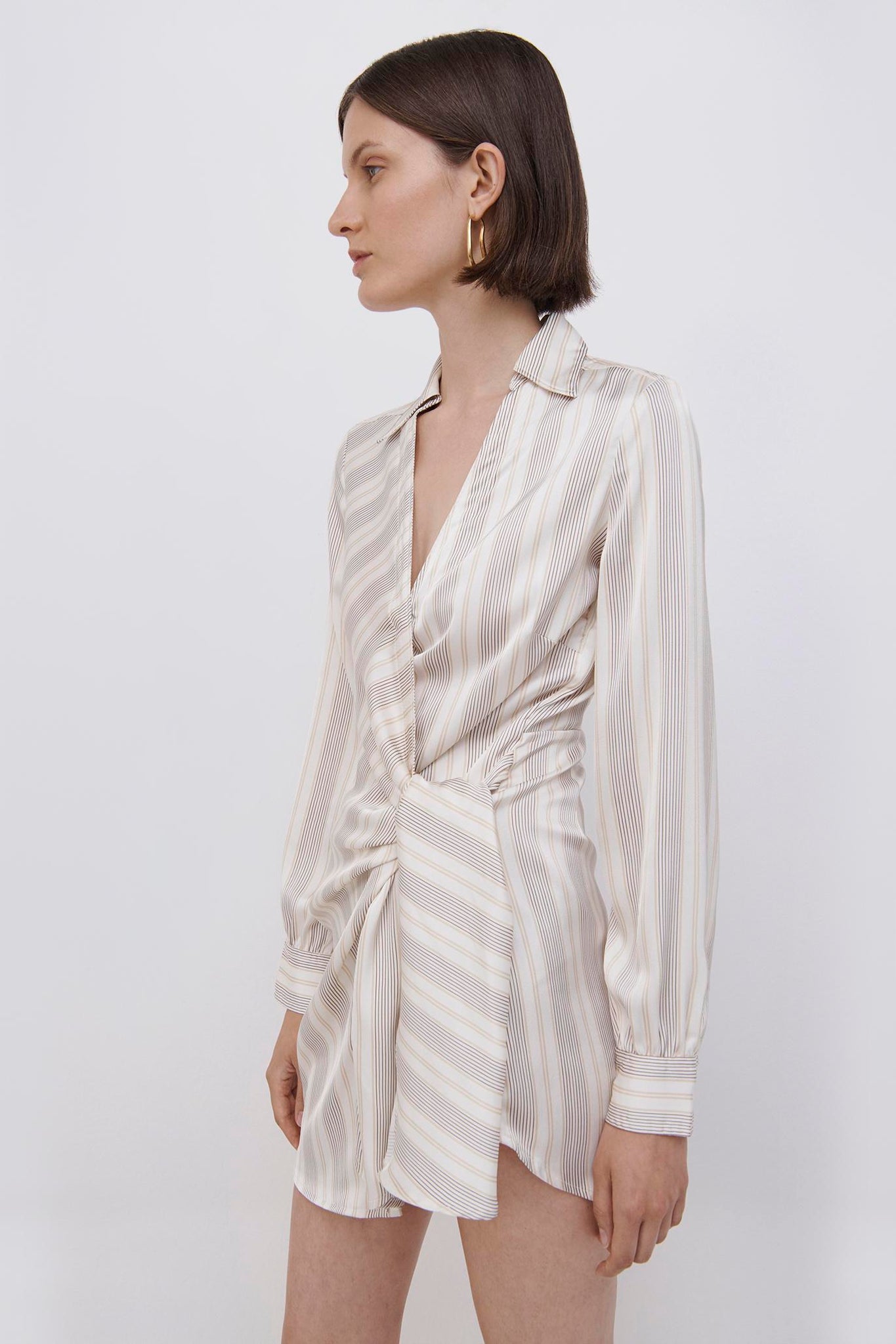 Bondi Pajama Stripe Mini Dress - SIMKHAI 