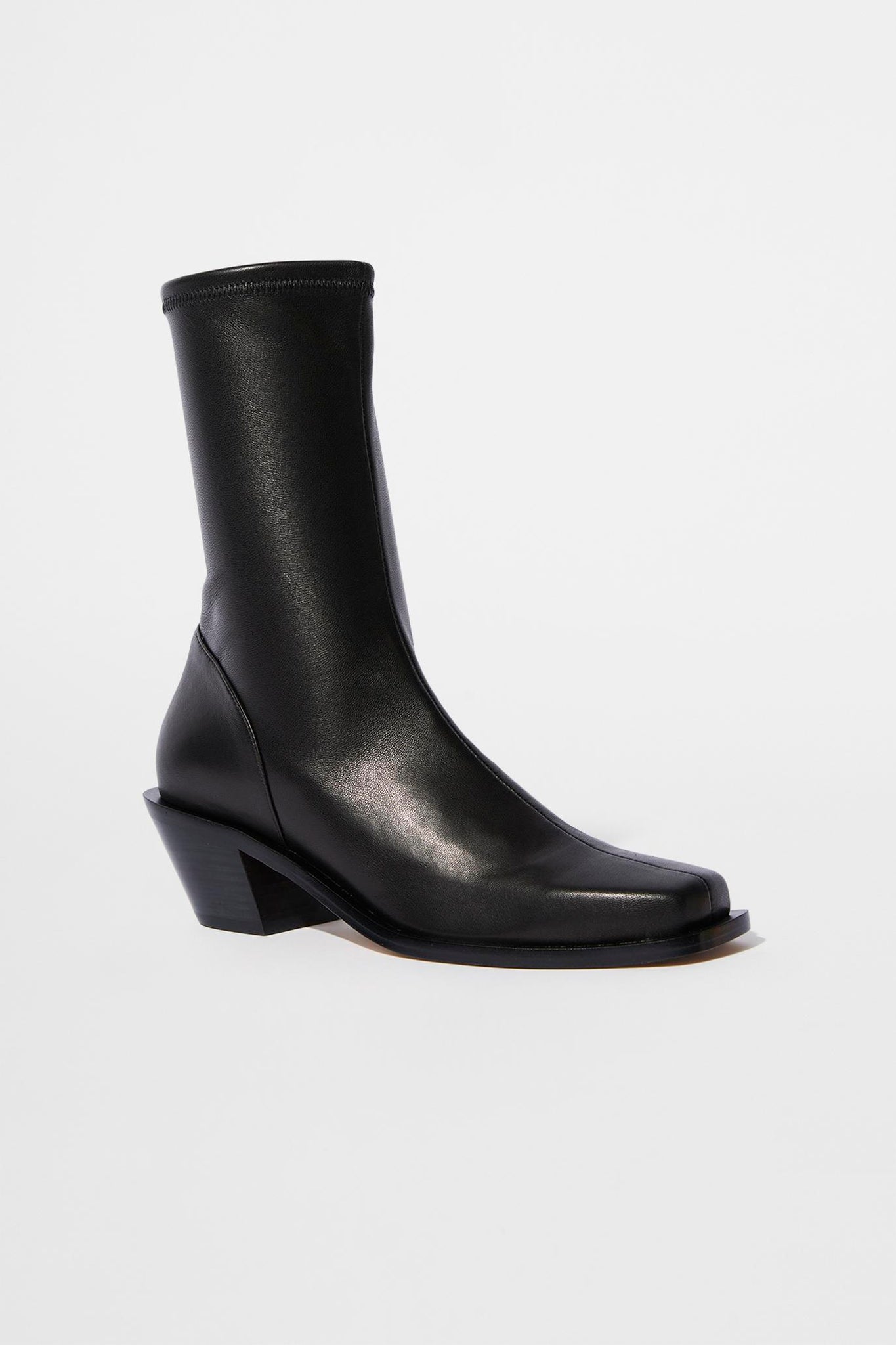 Livvy Vegan Leather Heeled Boots – SIMKHAI