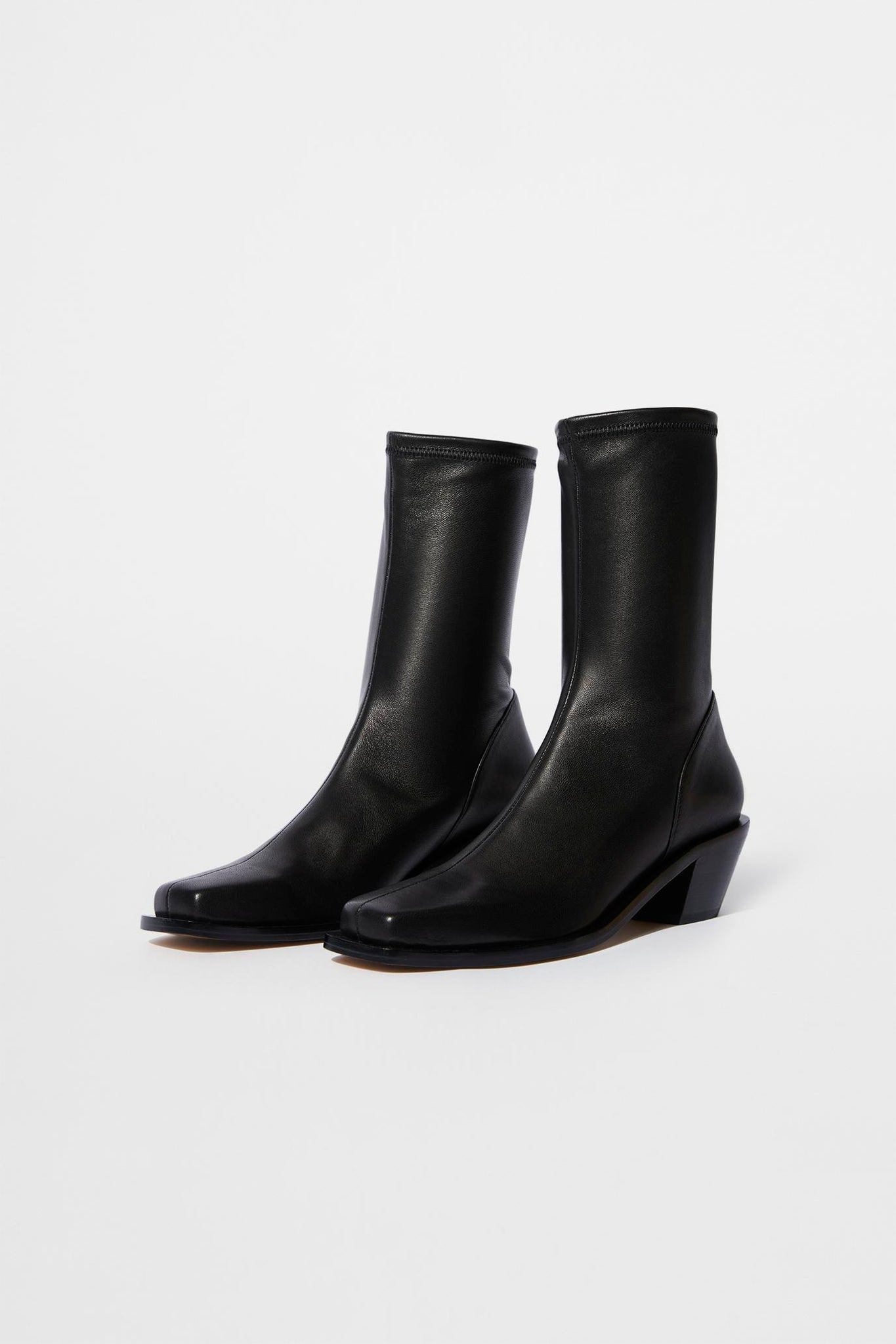 Livvy Vegan Leather Heeled Boots