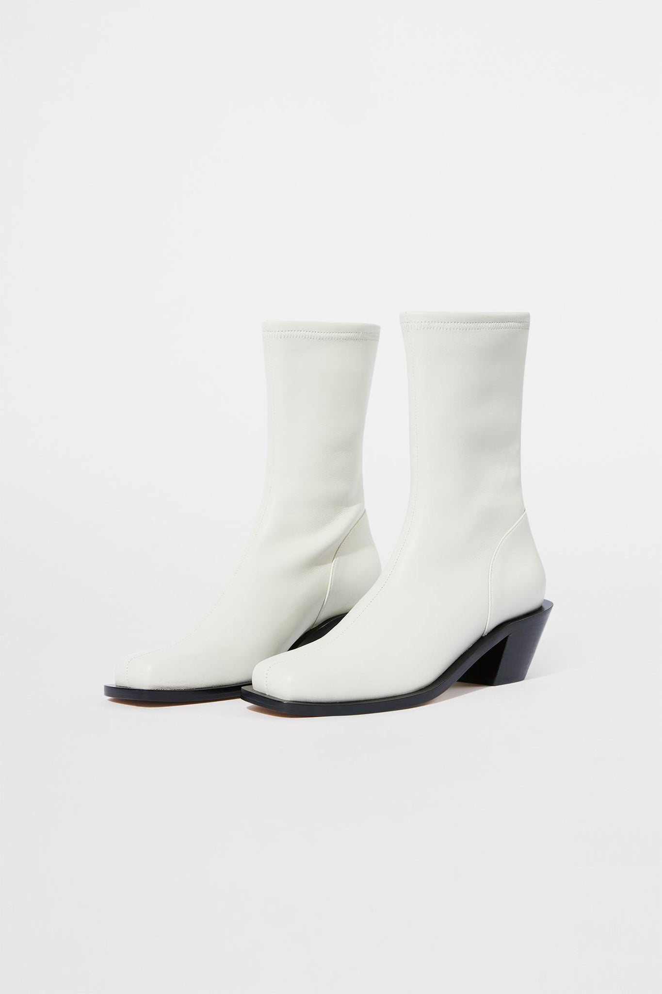 Livvy Vegan Leather Heeled Boots - SIMKHAI 