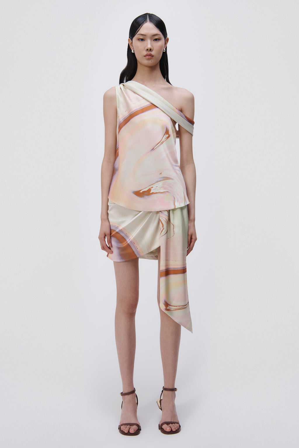 Mae Draped Mini Skirt