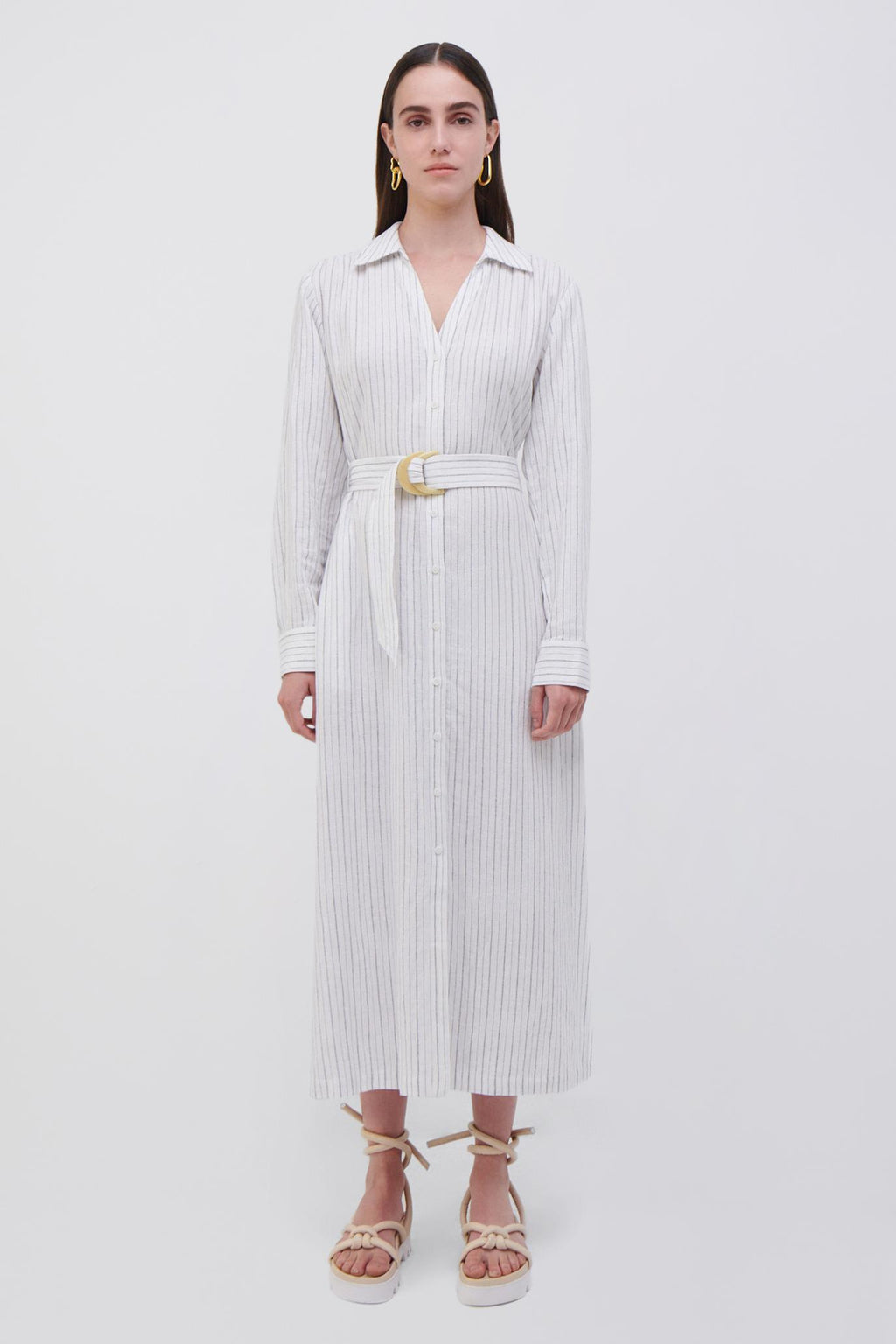 Tallulah Striped Shirt Dress