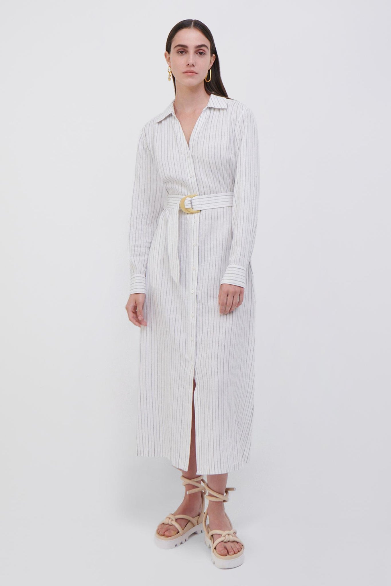Tallulah Striped Shirt Dress