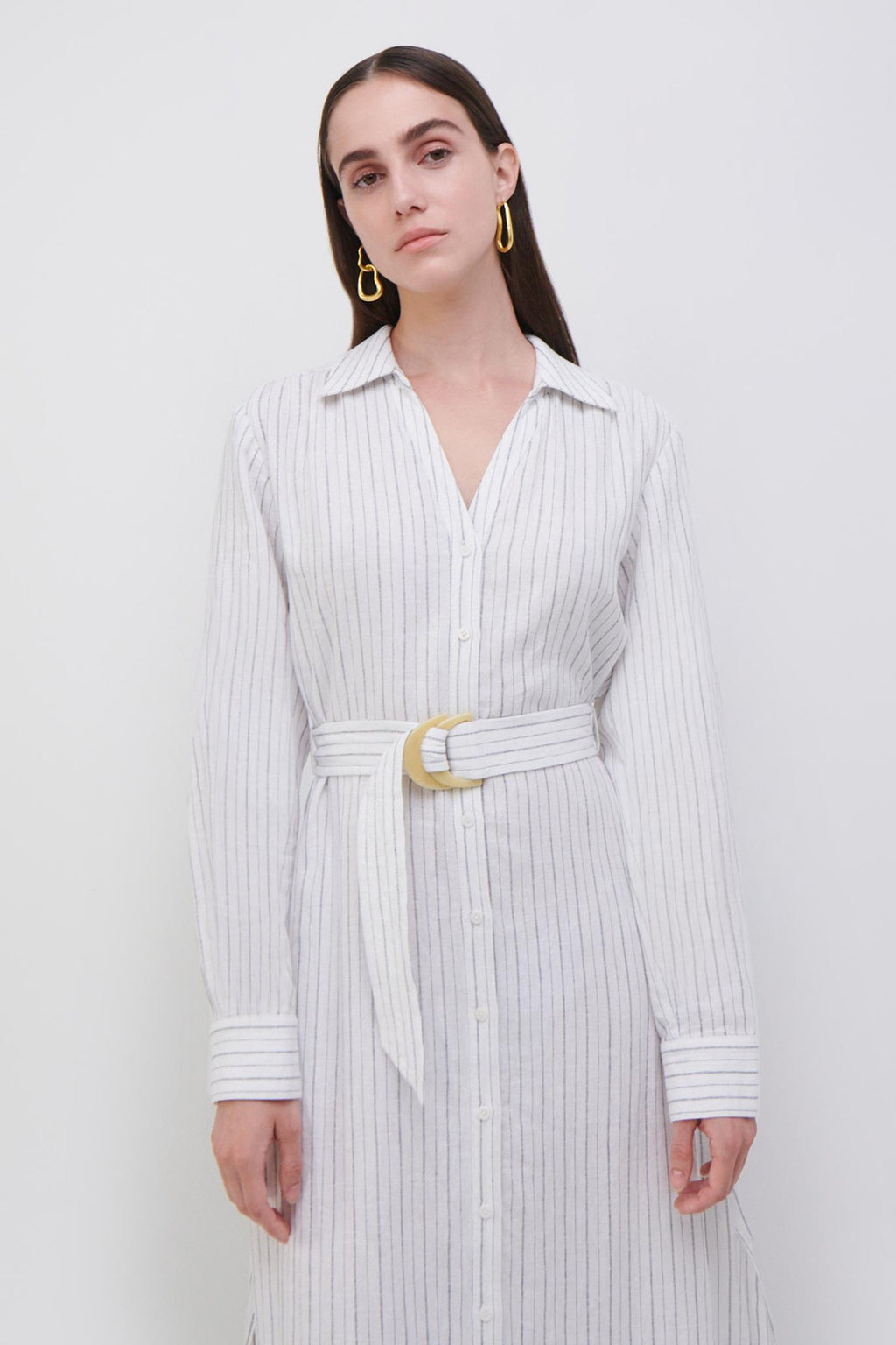 Tallulah Striped Shirt Dress