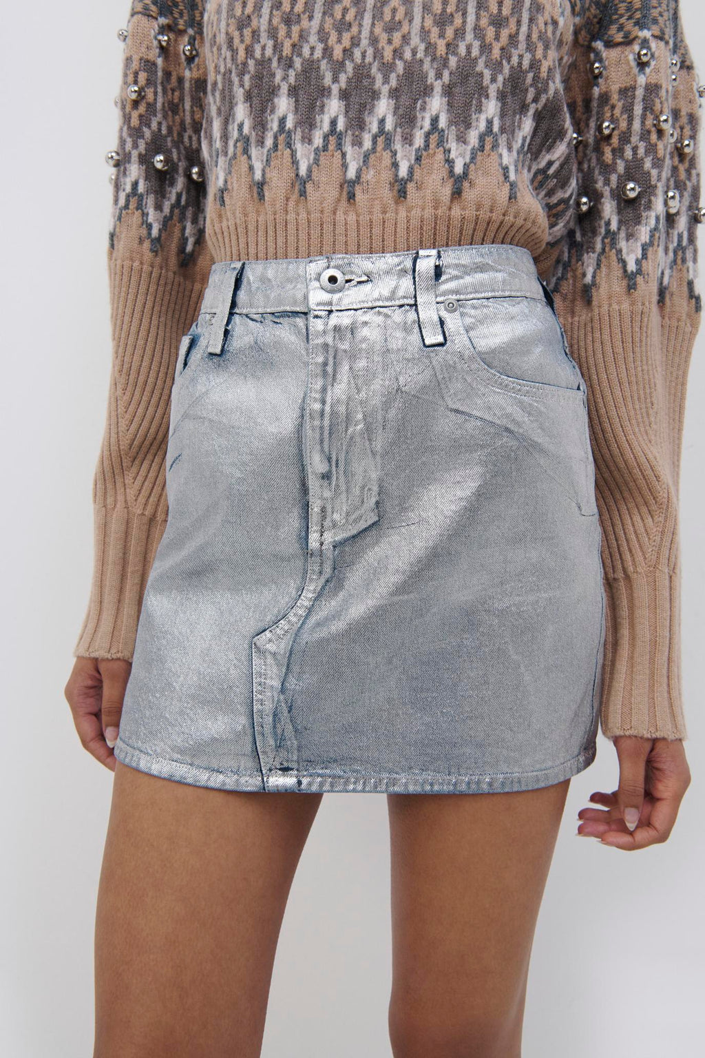 Quinn Mid Rise Mini Skirt