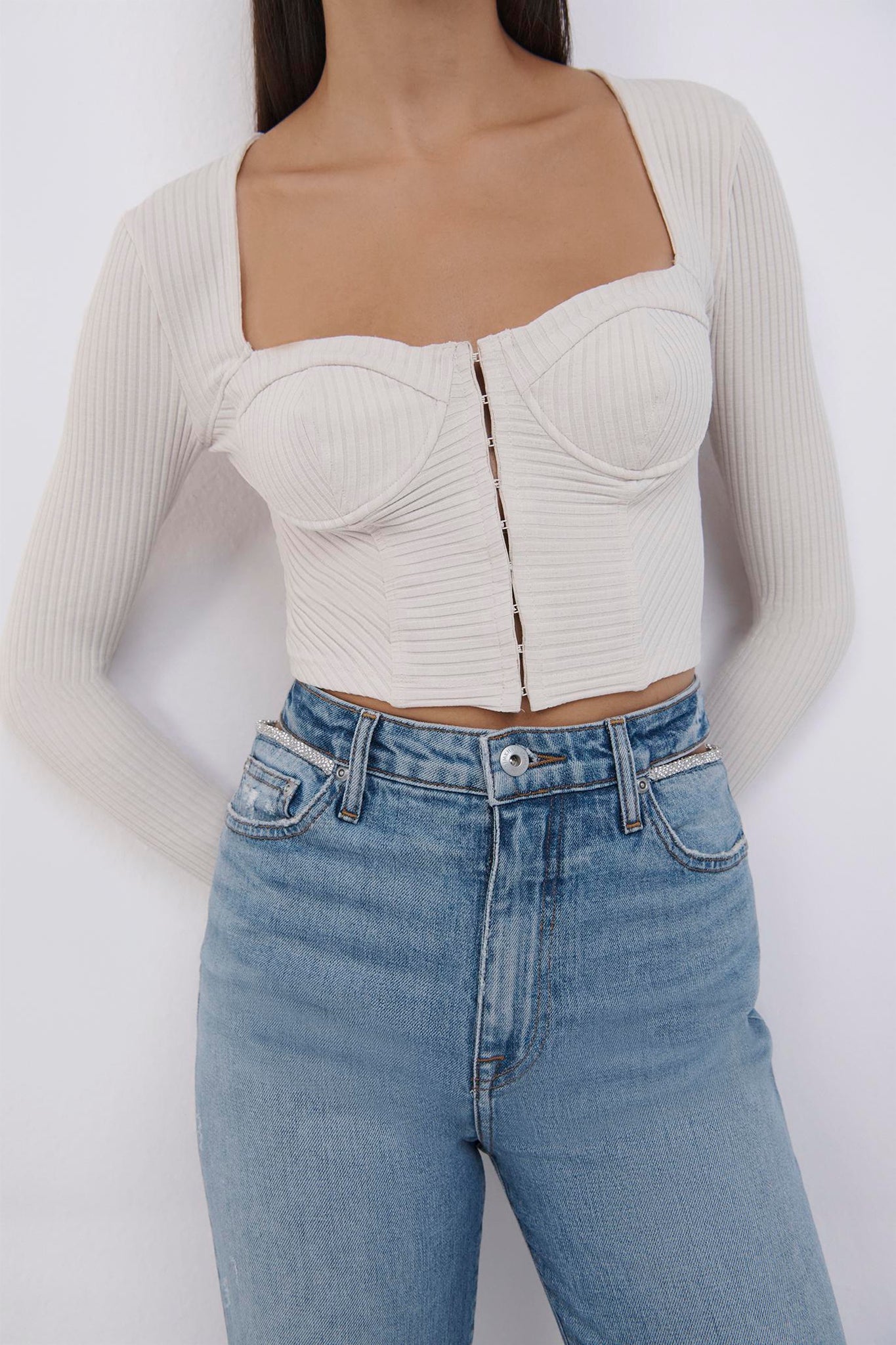 Zoella Melange Bustier Top