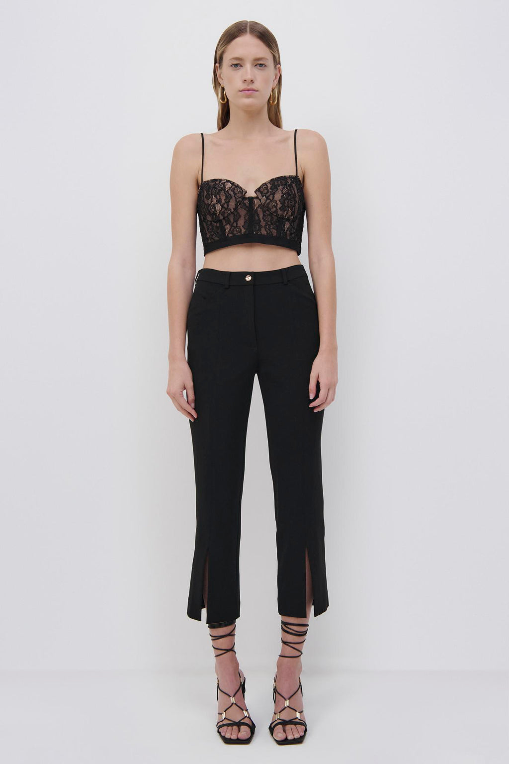 Shirley Delicate Lace Bustier Top