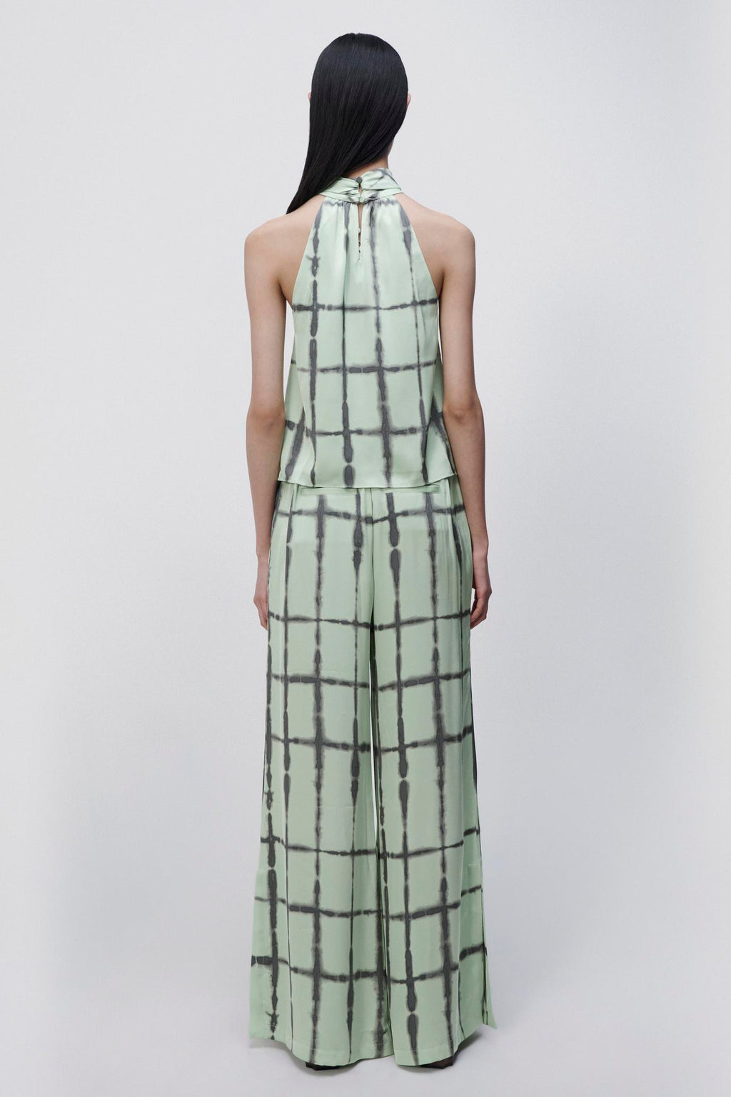 Joey Shibori Print Charmeuse Pants