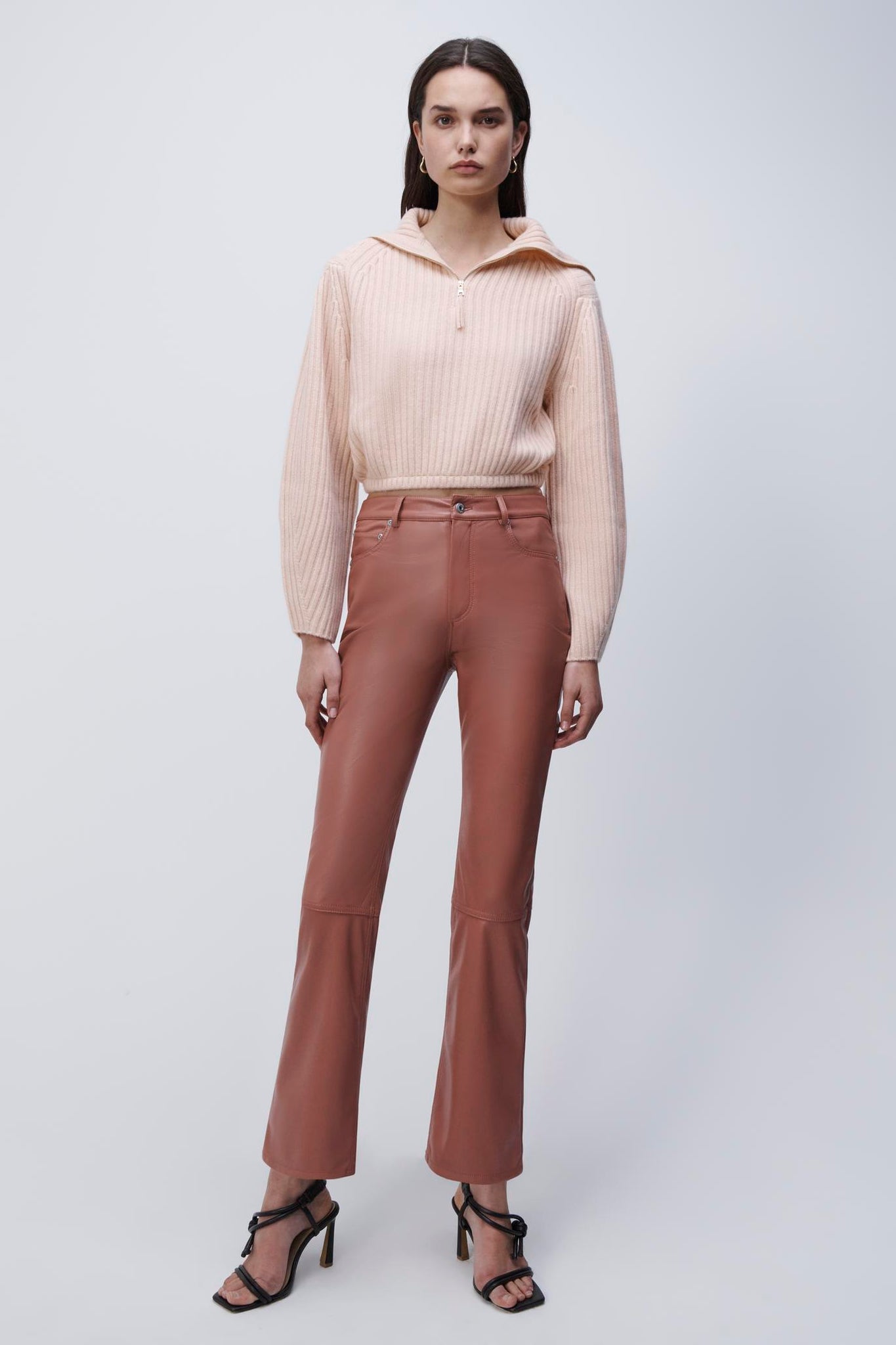 Janae Recycled Cashmere Turtleneck Pullover