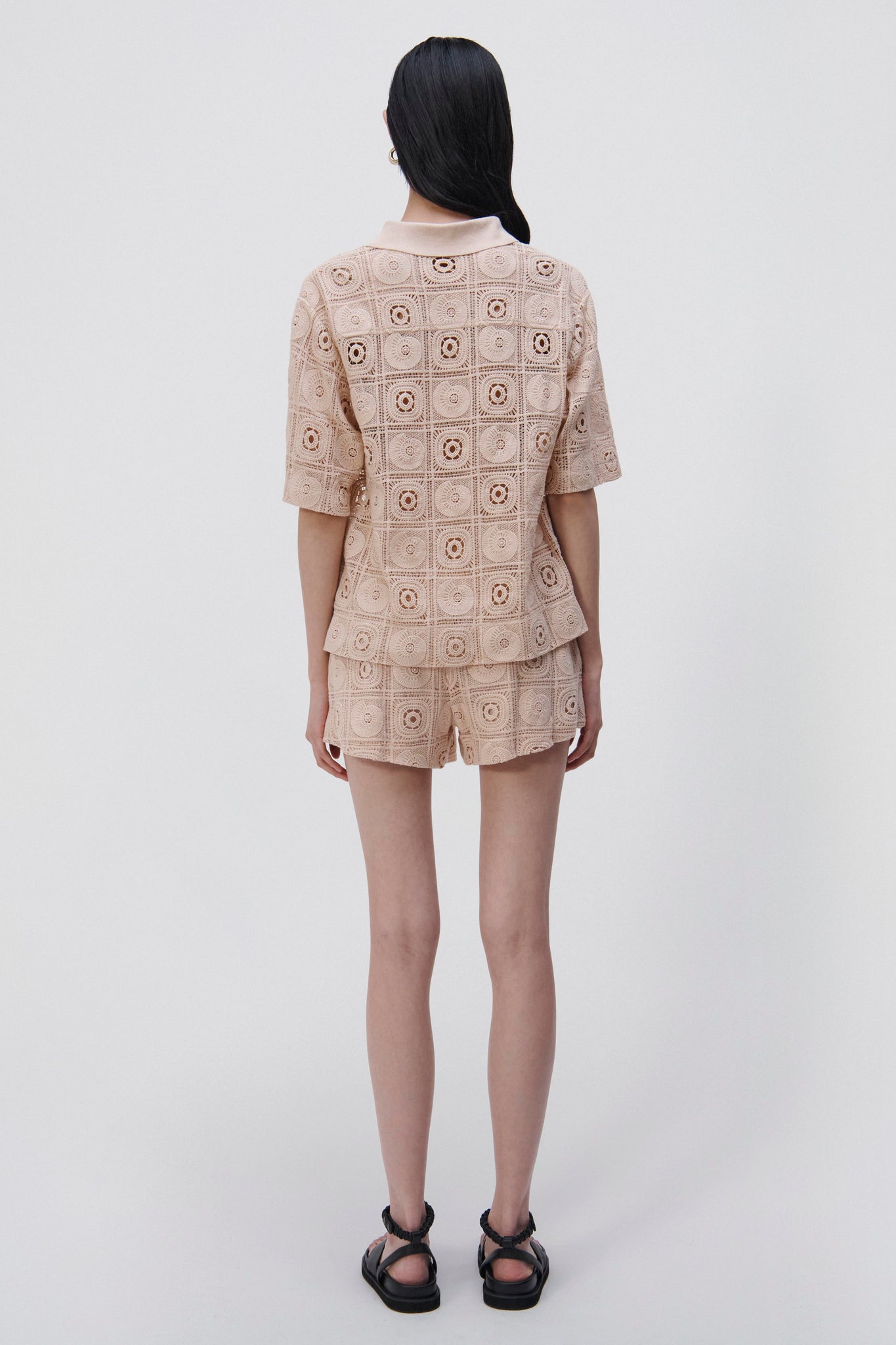 Radia Crochet Coverup Short