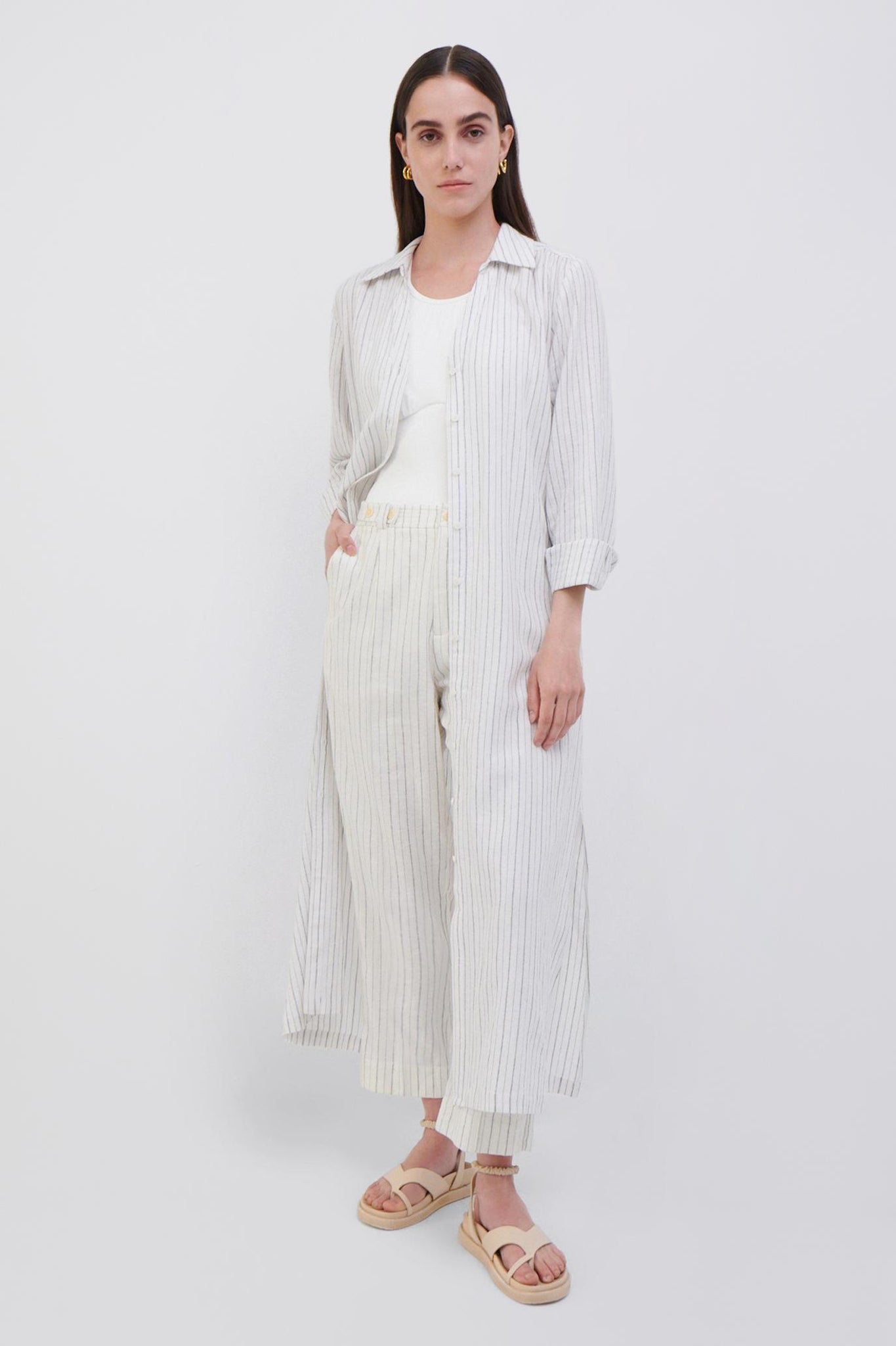 Tallulah Striped Shirt Dress