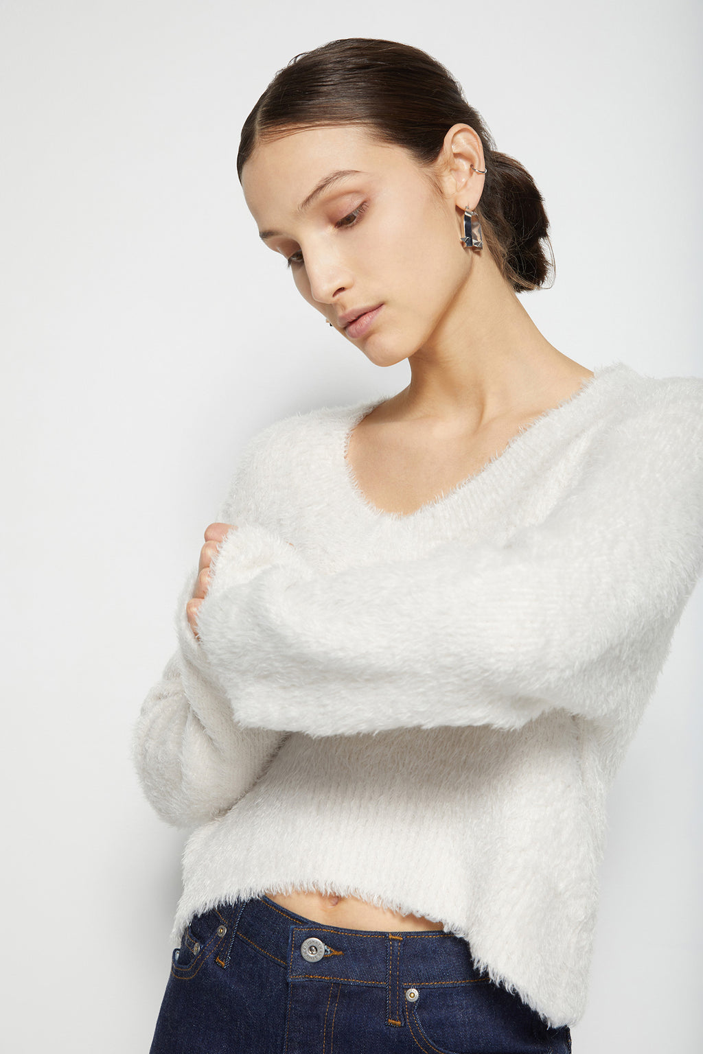 Addie Feathered Pullover