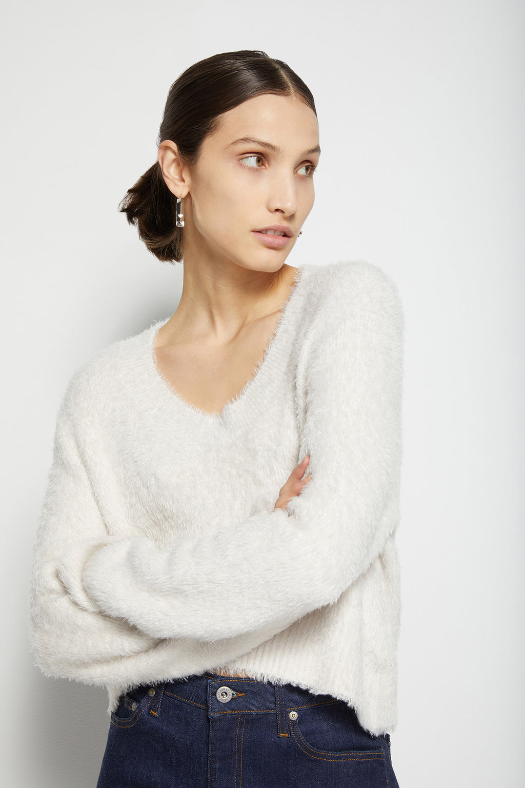 Addie Feathered Pullover