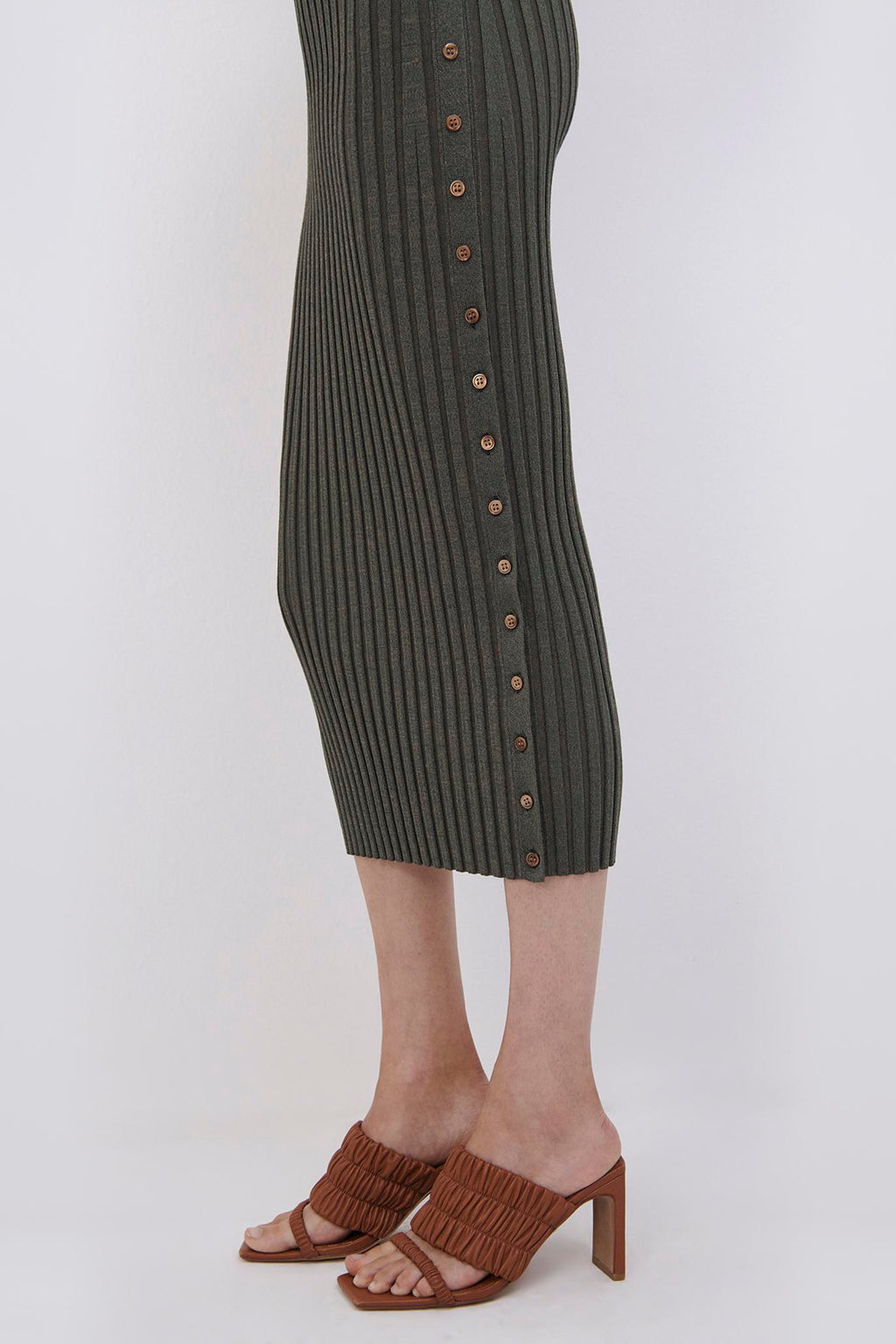 Ashton Marled Midi Skirt