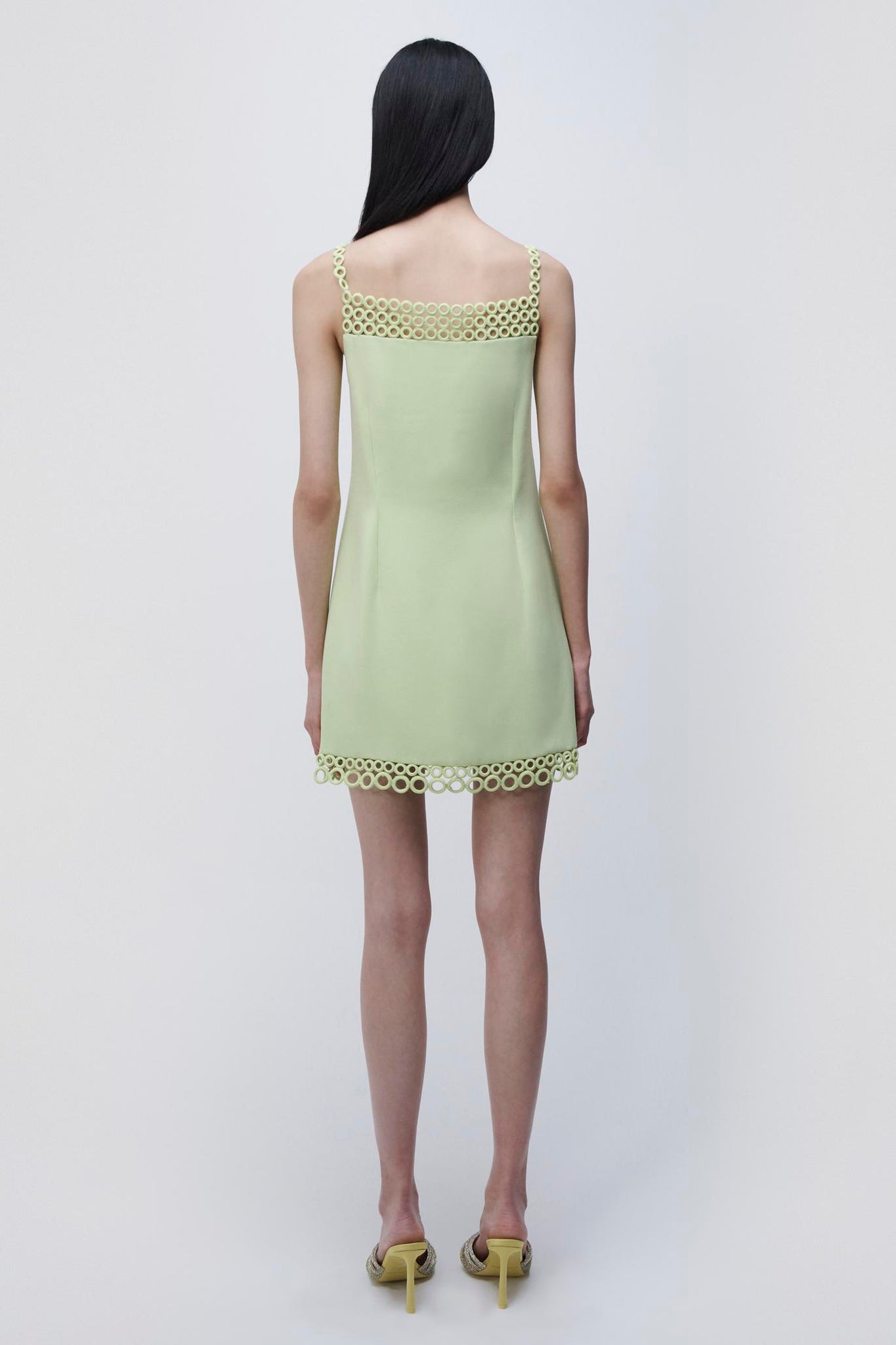 Marlie Crochet Ring Mini Dress